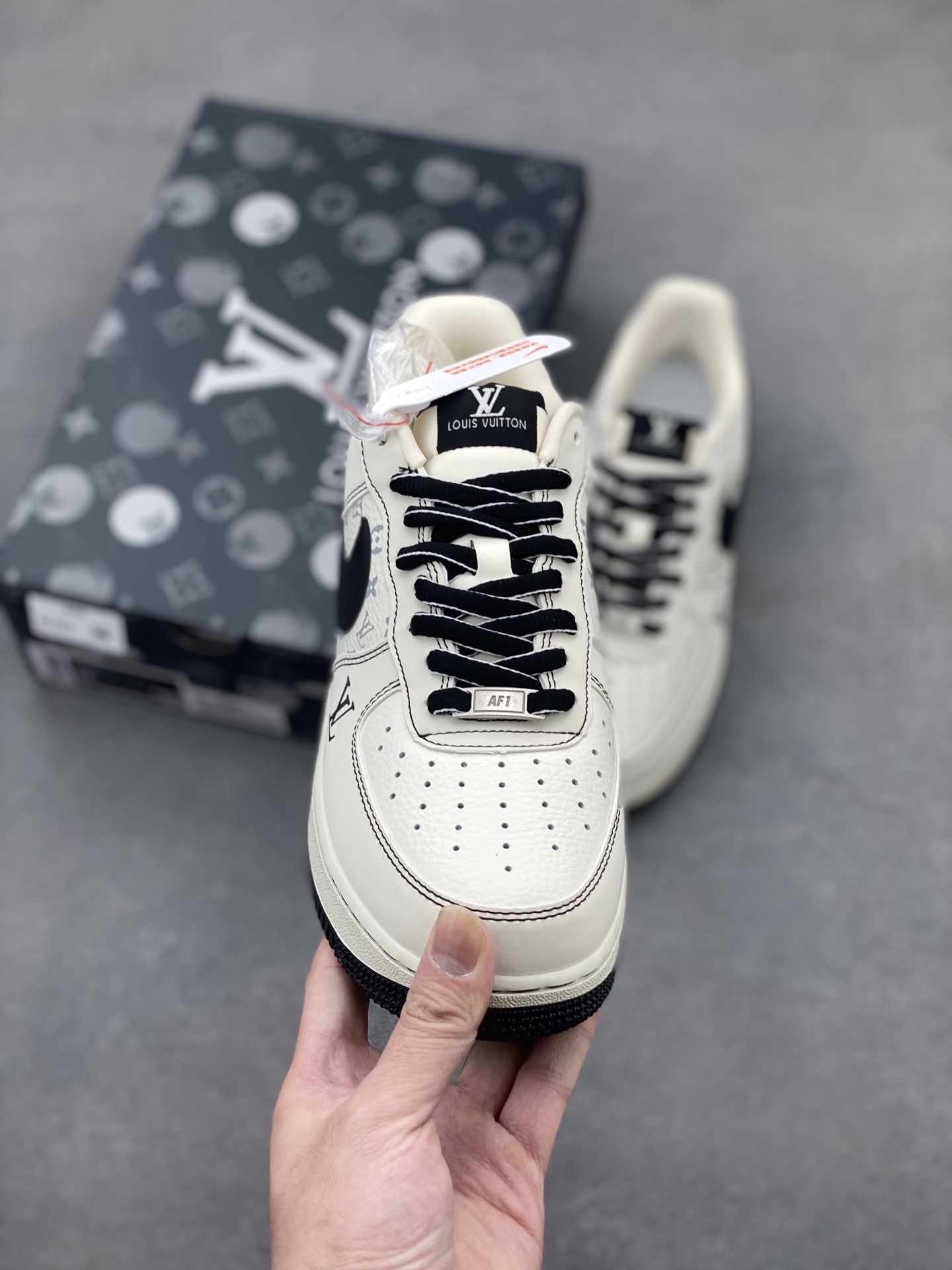 Nike Air Force 1 '07 Low Louis Vuitton Custom Sneakers - Limited Edition 3 i1747071764714 4242 0 1
