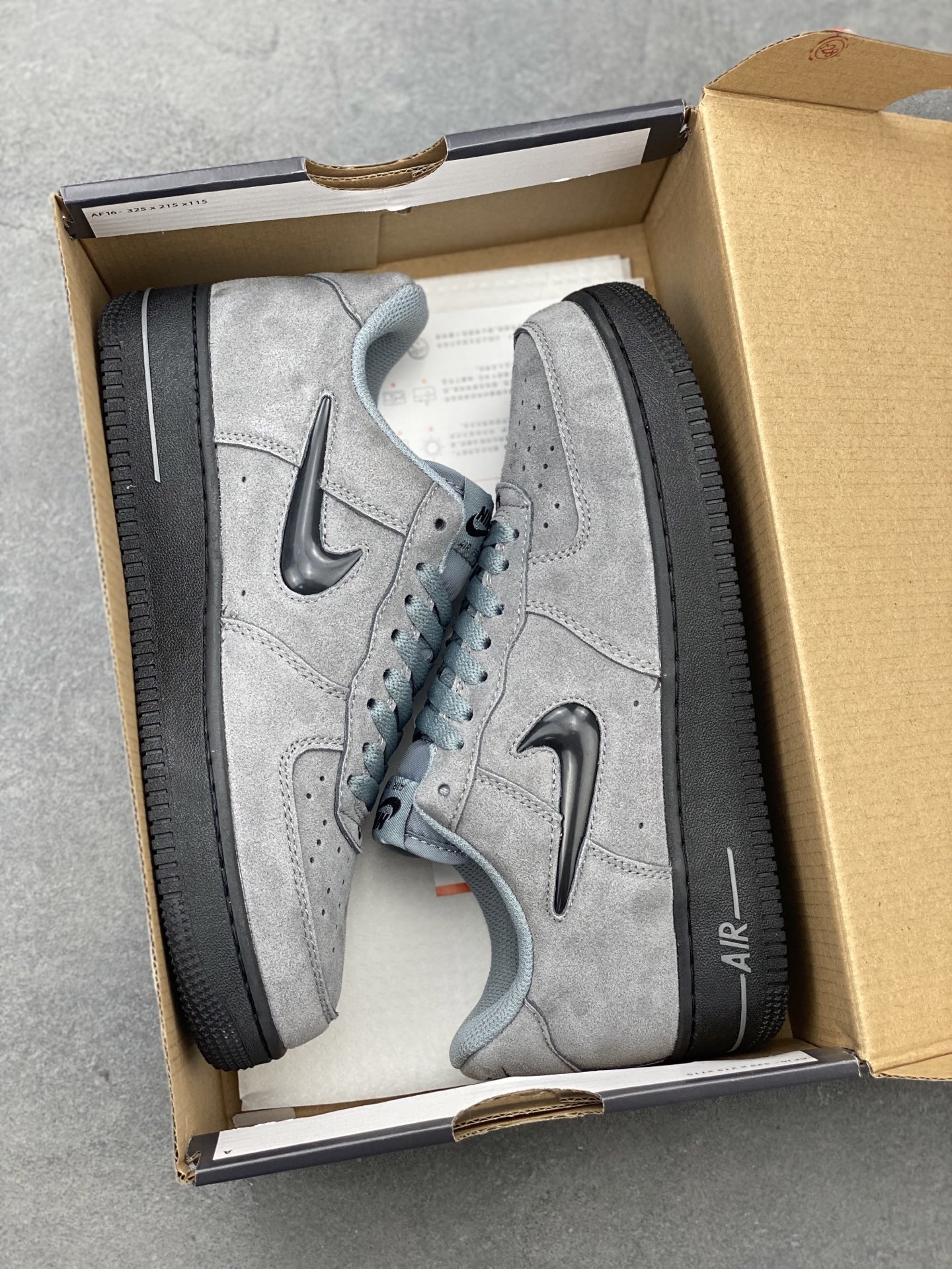 Nike Air Force 1 '07 Low Grey Suede Sneakers HQ3827-001 Casual Shoes 10 i1747071862824 1241 0 8