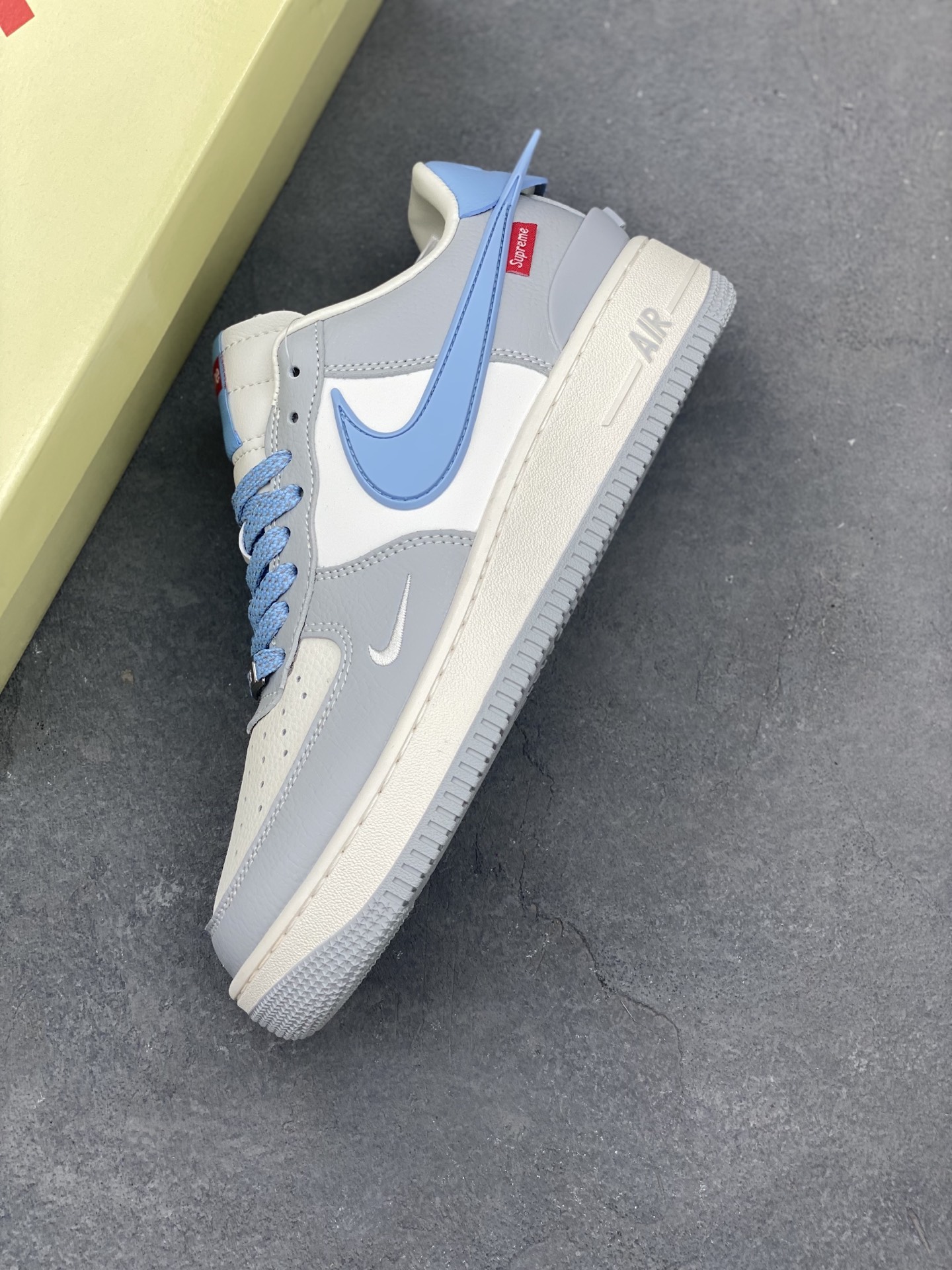 Nike Air Force 1 '07 Low Grey/Blue Sneakers Limited Edition - All Sizes 8 i1747172136409 9718 0 6