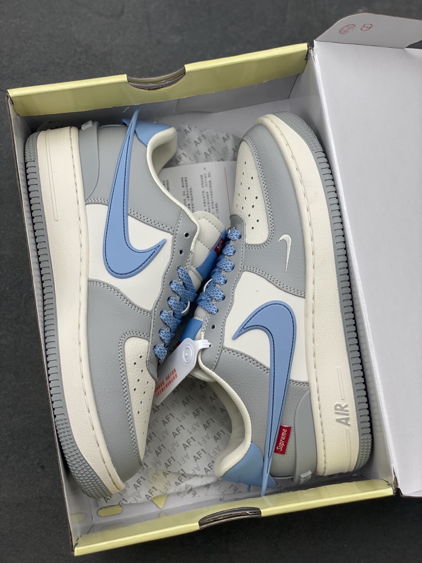 Nike Air Force 1 '07 Low Grey/Blue Sneakers Limited Edition - All Sizes 10 i1747172137146 5540 0 8