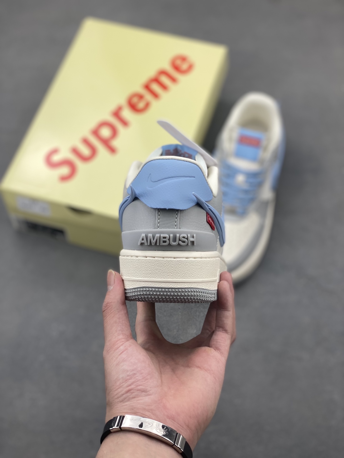 Nike Air Force 1 '07 Low Grey/Blue Sneakers Limited Edition - All Sizes 5 i1747172146572 9194 0 3