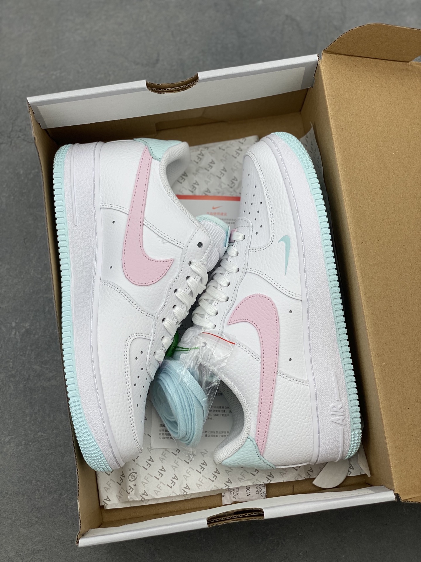 Nike Air Force 1 Low White Pink - Full Grain Leather & Air Cushioning 10 i1747246671556 2322 0 8