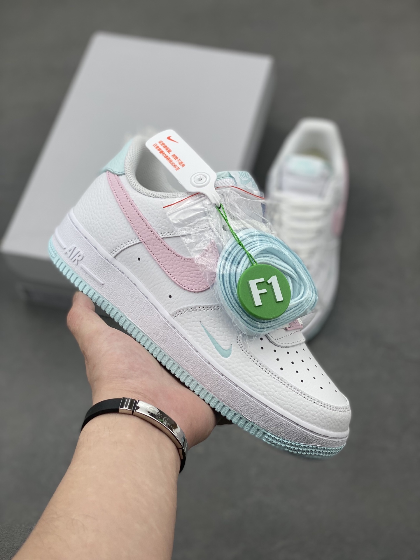 Nike Air Force 1 Low White Pink - Full Grain Leather & Air Cushioning 2 i1747246672056 5205 0 0