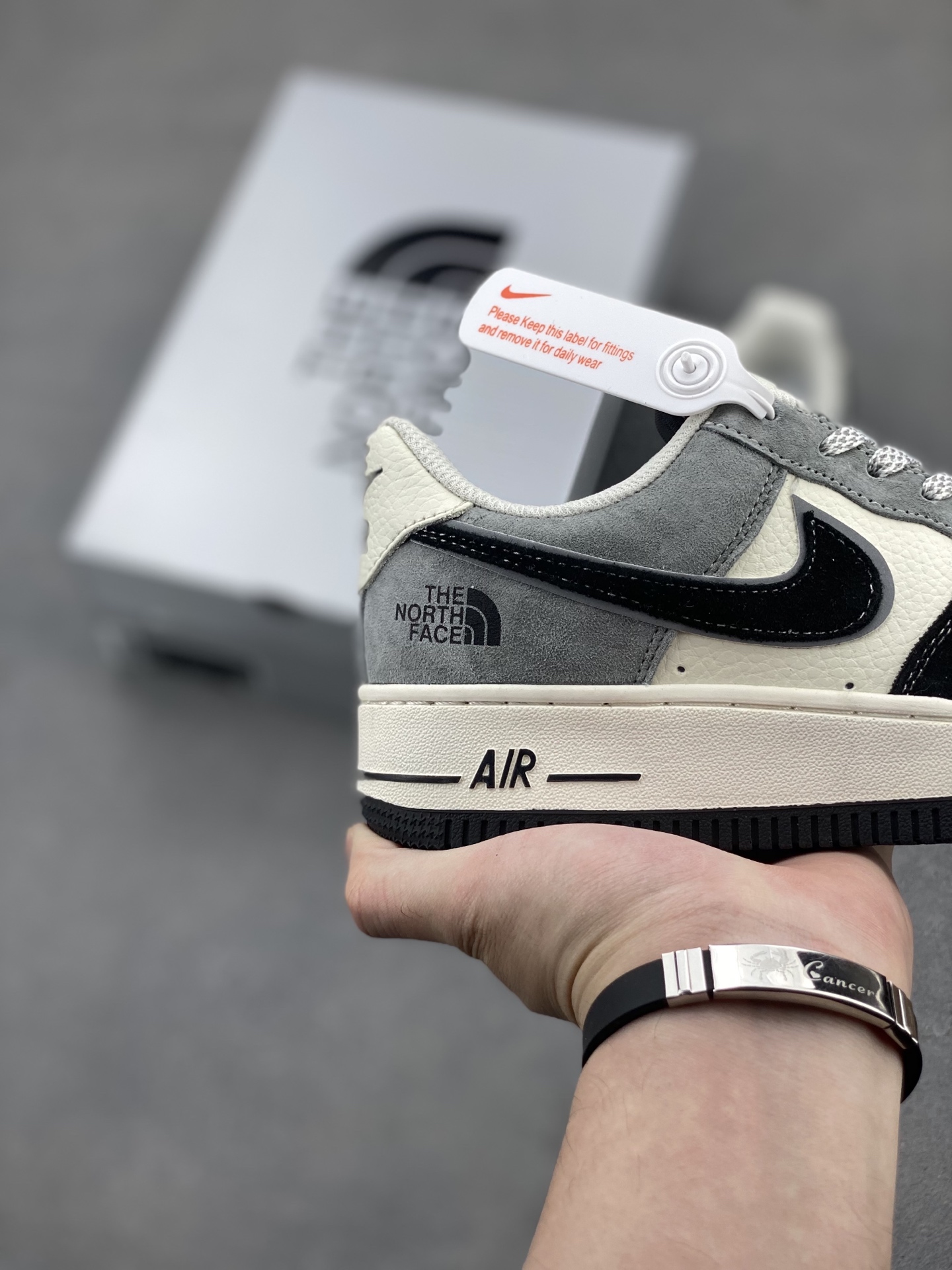 Nike Air Force 1 Low 'The North Face' Black White Grey Sneakers 6 i1747247339102 3123 0 4