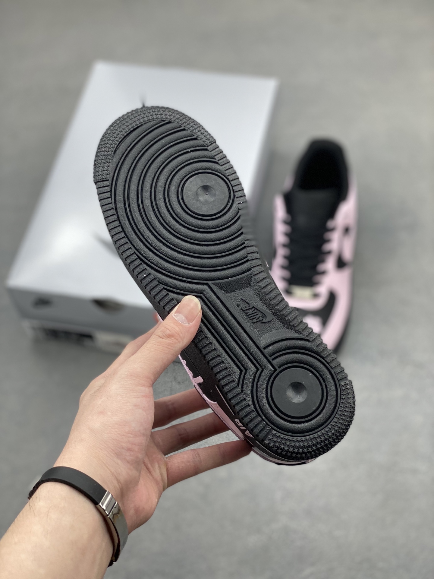 Nike Air Force 1 '07 Low Sneakers - Pink/Black Custom Design 7 i1747337049615 6816 0 5