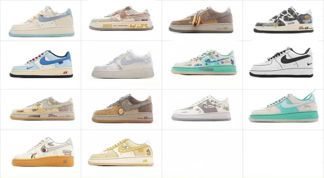 Nike Air Force 1 Custom Sneakers - Unique Designs and Premium Comfort