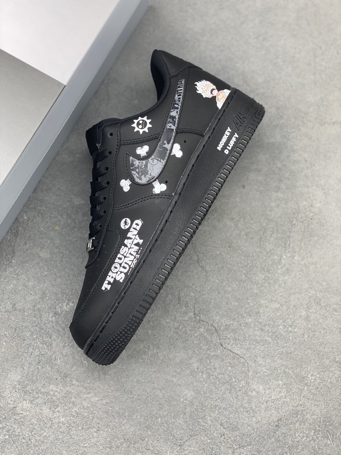 Nike Air Force 1 '07 Low Black Custom Anime Sneakers CW2288-016 8 i1747673527207 172 0 6