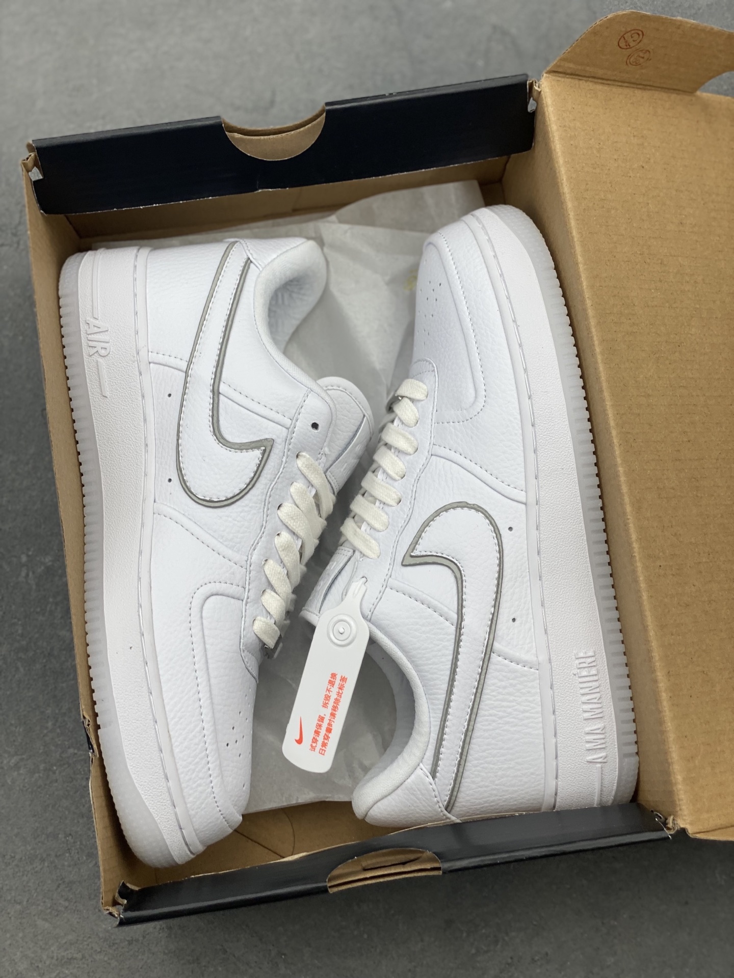 Nike Air Force 1 '07 Low White/Silver 'A Ma Maniere' HF4084-100 Sneakers 10 i1747673701313 1827 0 8