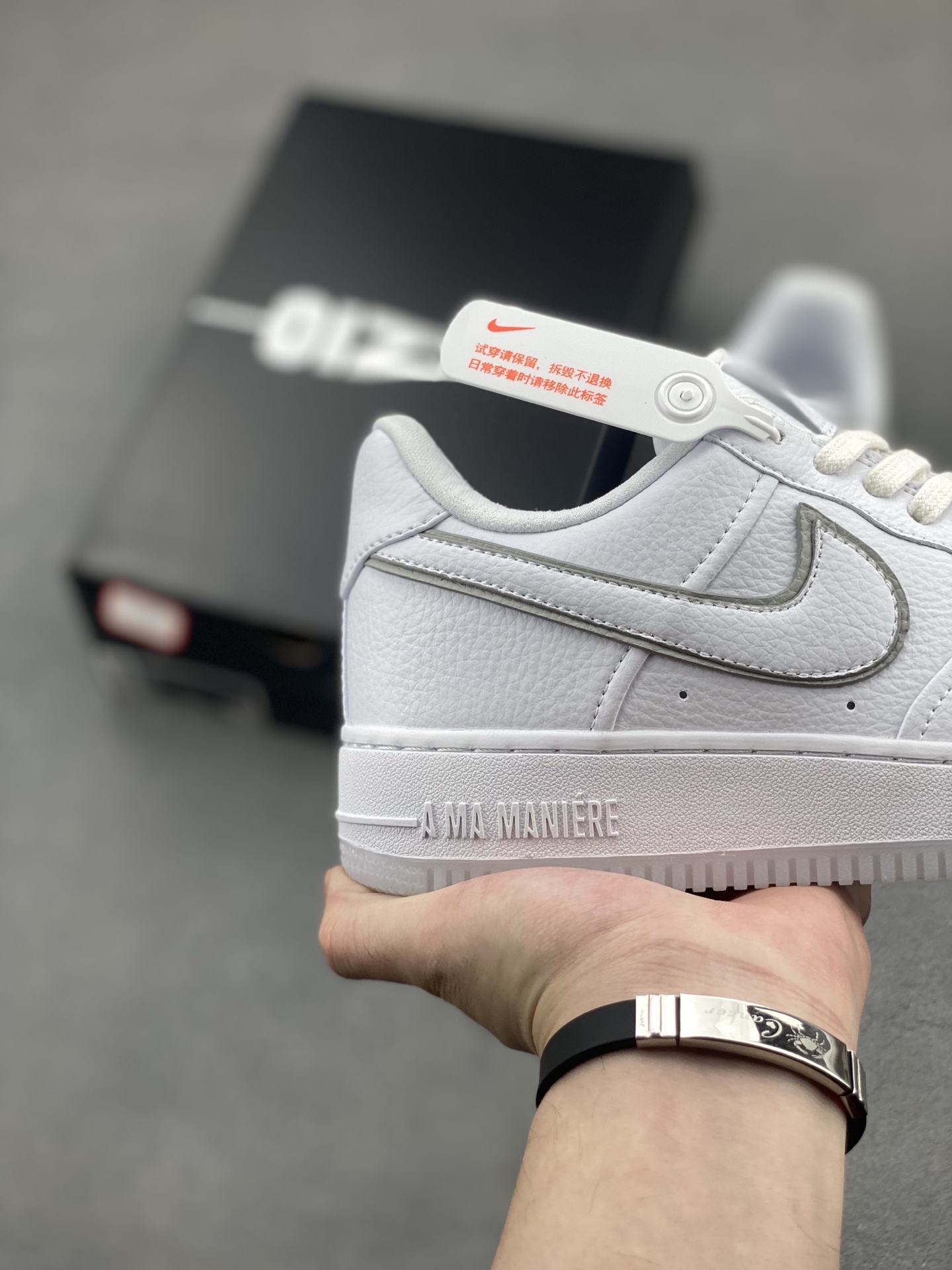 Nike Air Force 1 '07 Low White/Silver 'A Ma Maniere' HF4084-100 Sneakers 6 i1747673717278 2411 0 4