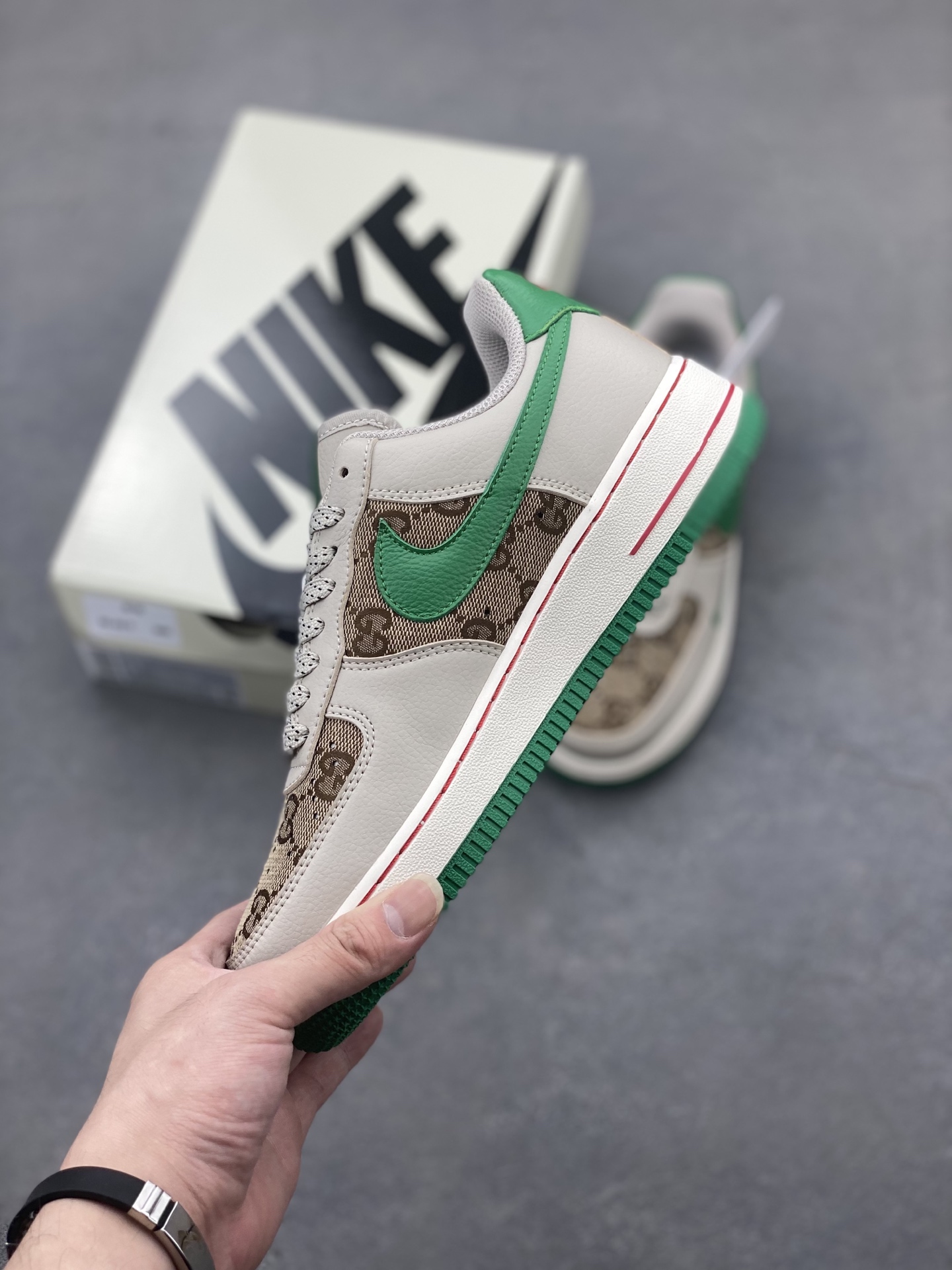 Nike Air Force 1 '07 Low Custom Gucci Sneakers - Limited Edition 4 i1747930015413 7599 0 2