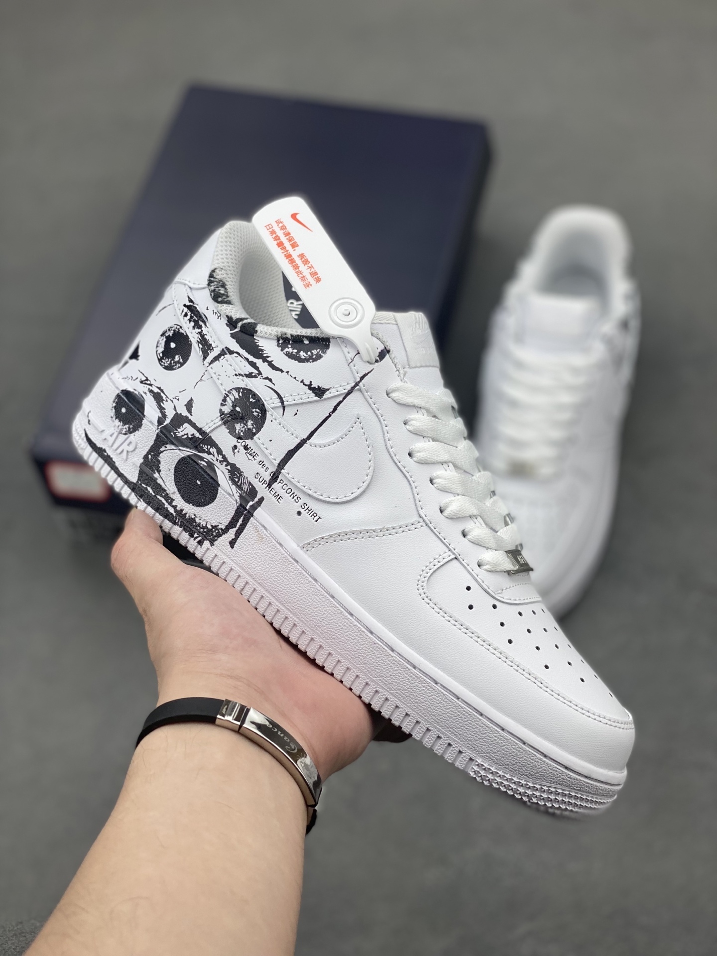 Nike Air Force 1 '07 Low White/Black Limited Edition Sneakers 2 i1748028518614 6263 0 0