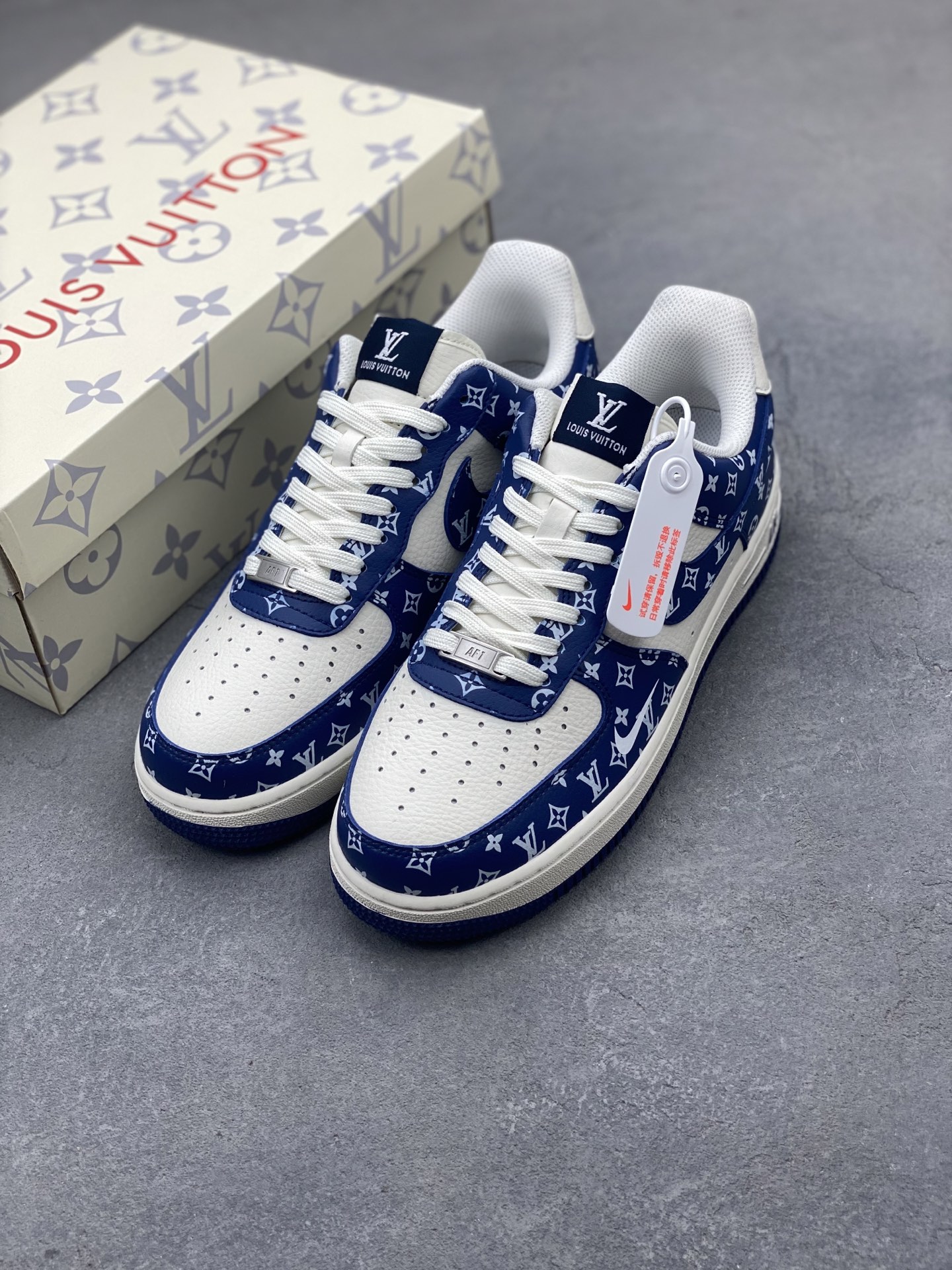 Nike Air Force 1 '07 Low Louis Vuitton Custom Sneakers - Limited Edition 9 i1748289623014 9198 0 7