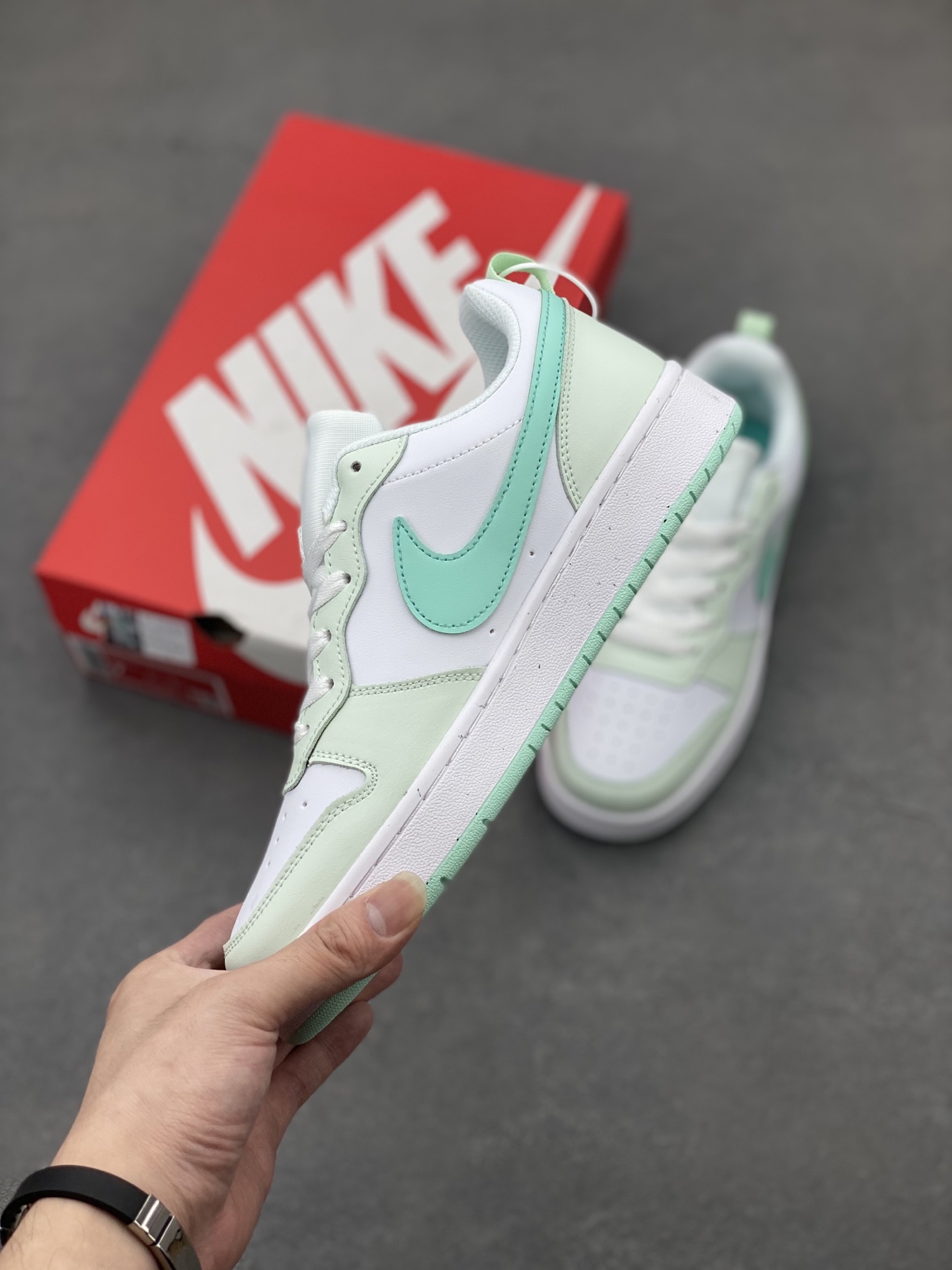 Nike Court Borough Low White Mint Foam Sneaker, Everyday Comfort, Size 36-45 4 i1748448432727 8042 0 2