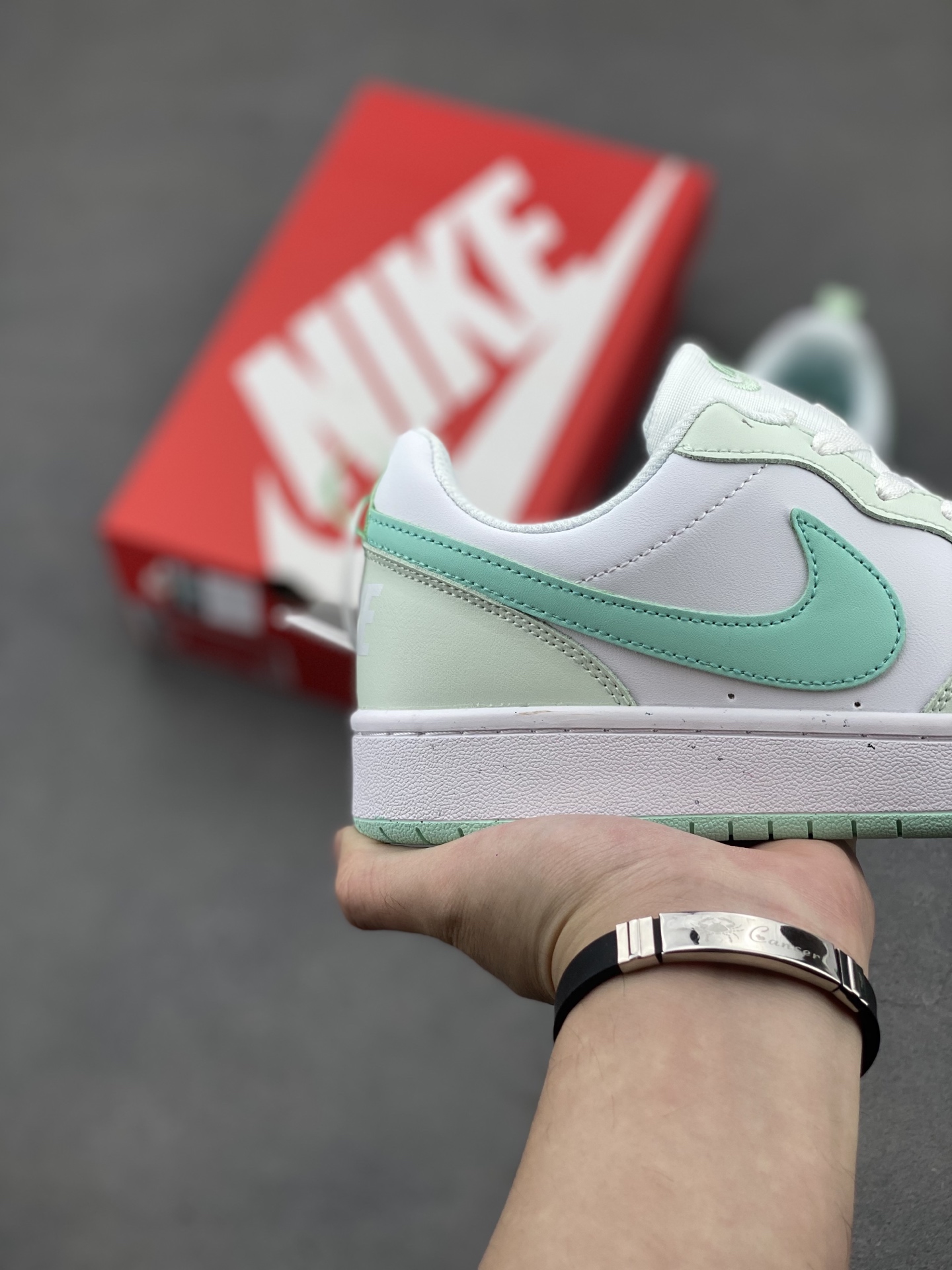 Nike Court Borough Low White Mint Foam Sneaker, Everyday Comfort, Size 36-45 6 i1748448443684 5495 0 4