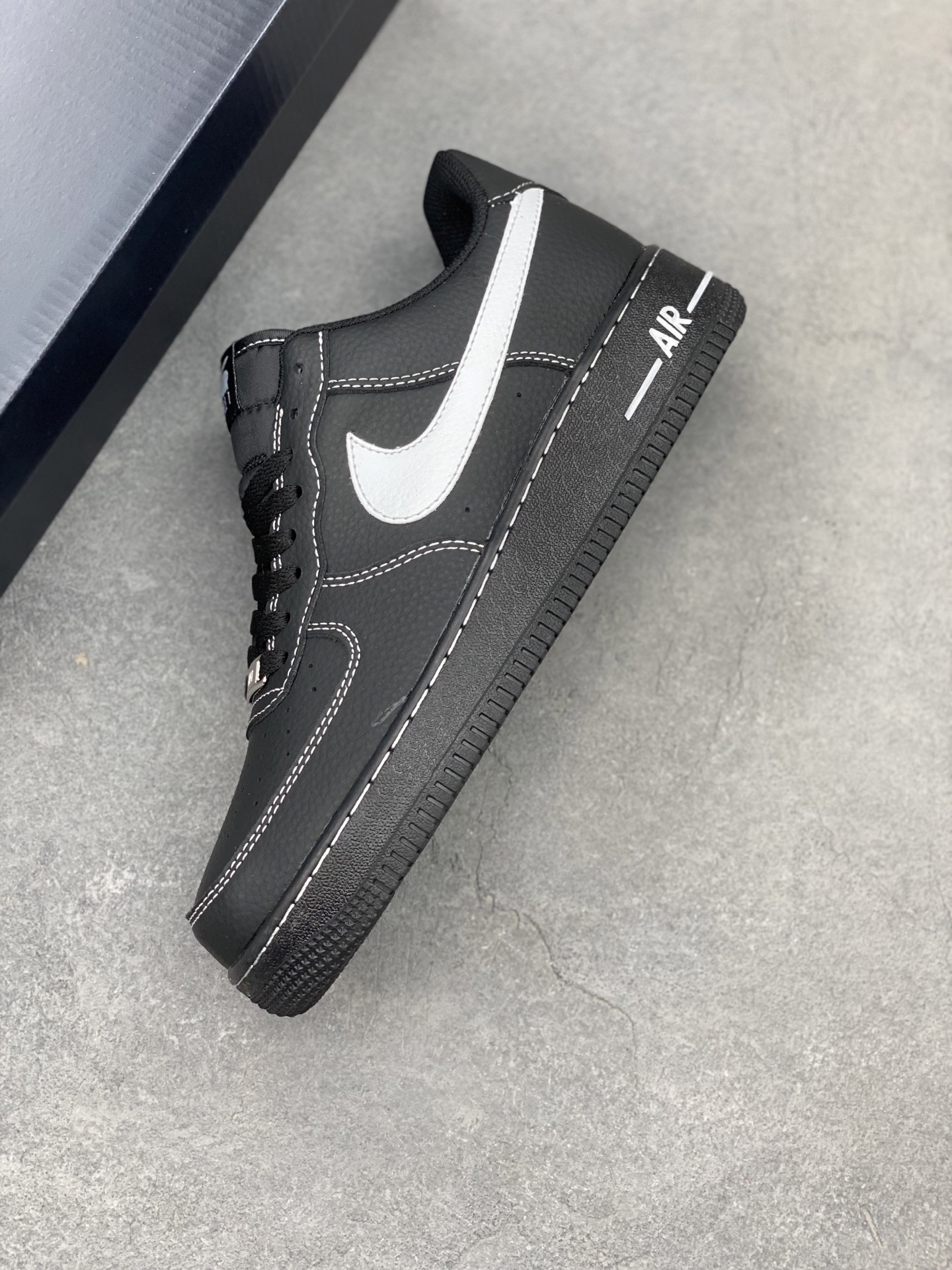 Nike Air Force 1 Low Black & White Stitching - Iconic Style, Comfort Fit 8 i1748886817518 244 0 6