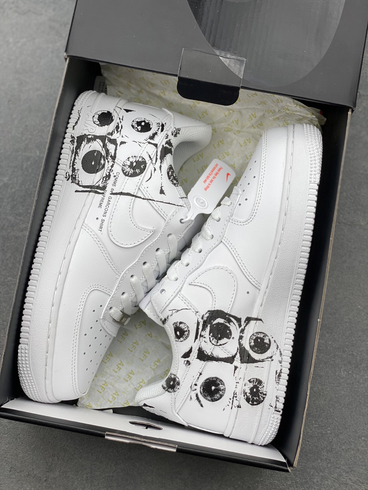 Nike Air Force 1 '07 Low Comme des Garcons Shirt Supreme Sneakers 10 i1749232641922 3715 0 8