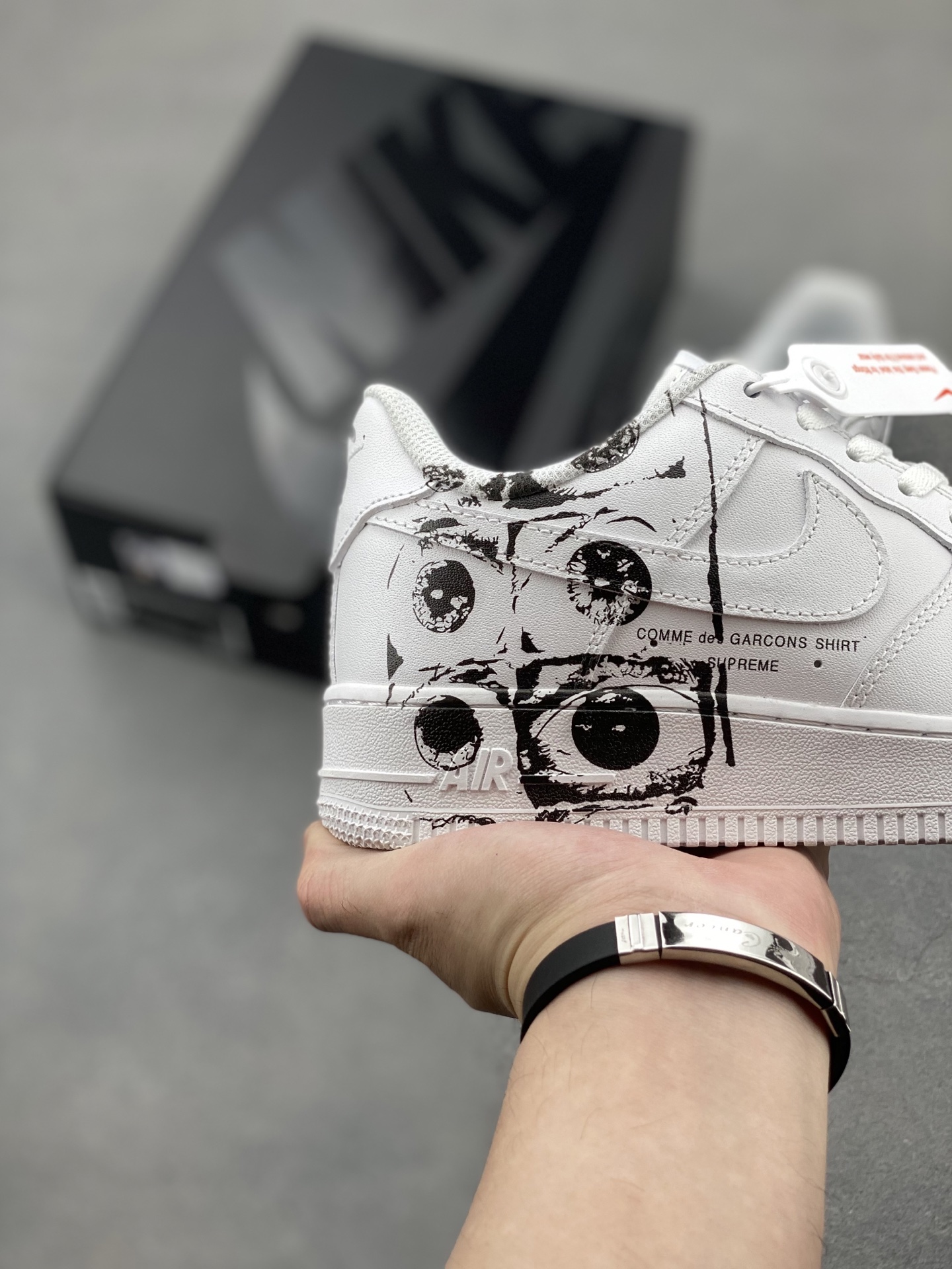 Nike Air Force 1 '07 Low Comme des Garcons Shirt Supreme Sneakers 6 i1749232645148 9335 0 4
