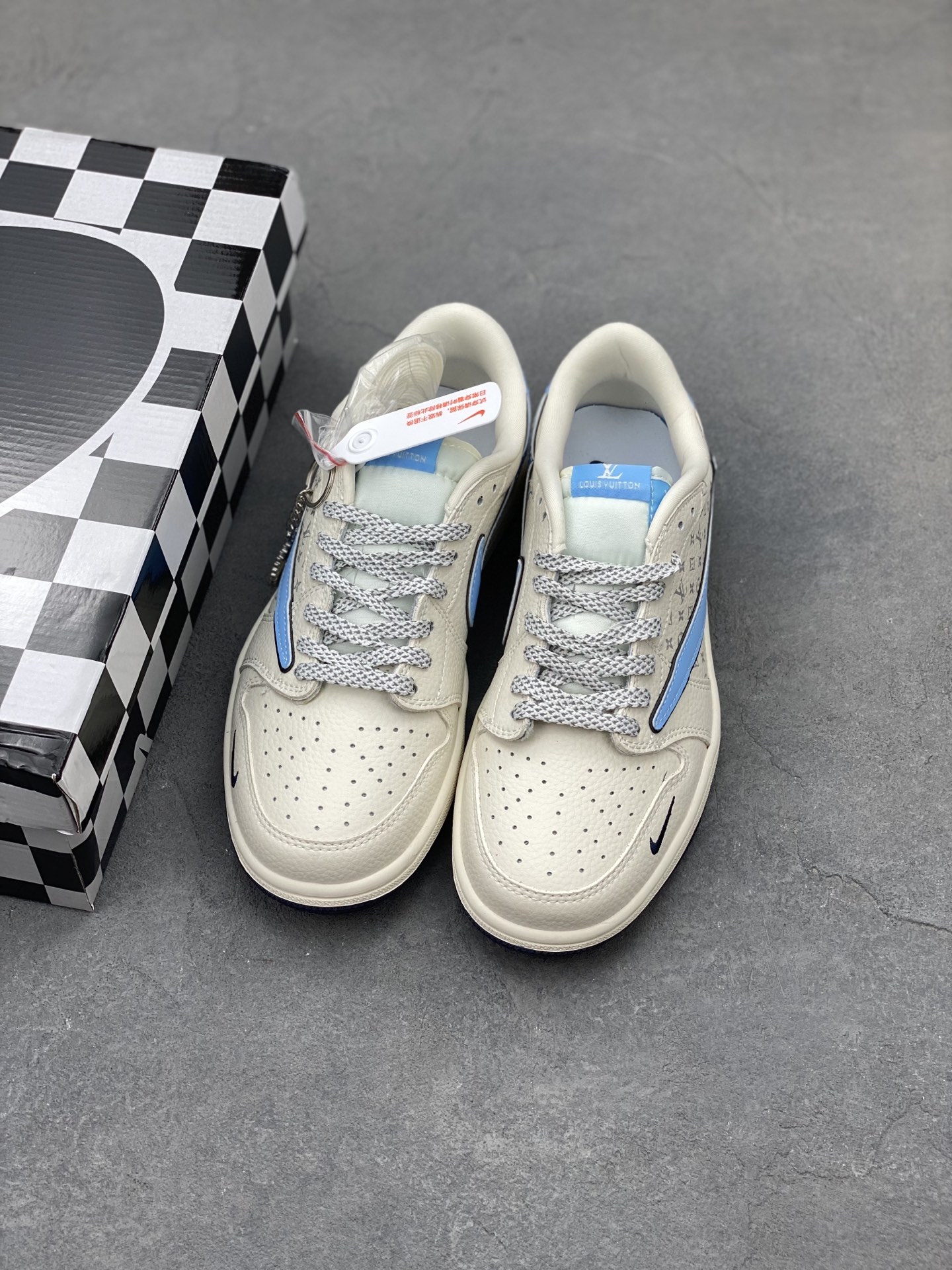 Nike Air Jordan 1 Low x Travis Scott 'DIY' Custom Sneakers - Limited Edition 9 i1749233699410 5588 0 7