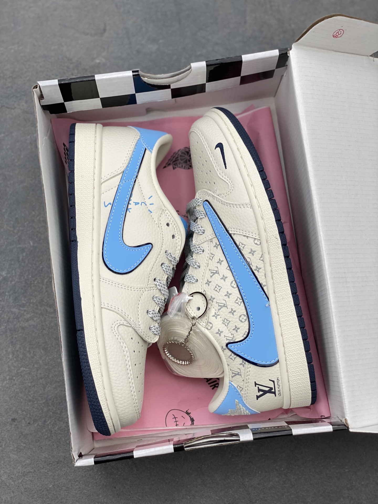 Nike Air Jordan 1 Low x Travis Scott 'DIY' Custom Sneakers - Limited Edition 10 i1749233701848 354 0 8