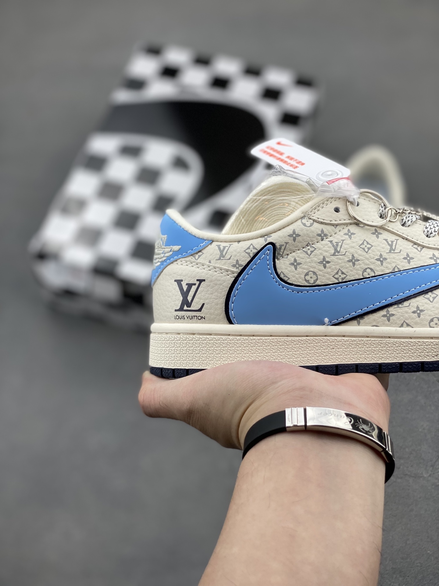 Nike Air Jordan 1 Low x Travis Scott 'DIY' Custom Sneakers - Limited Edition 6 i1749233704066 6516 0 4