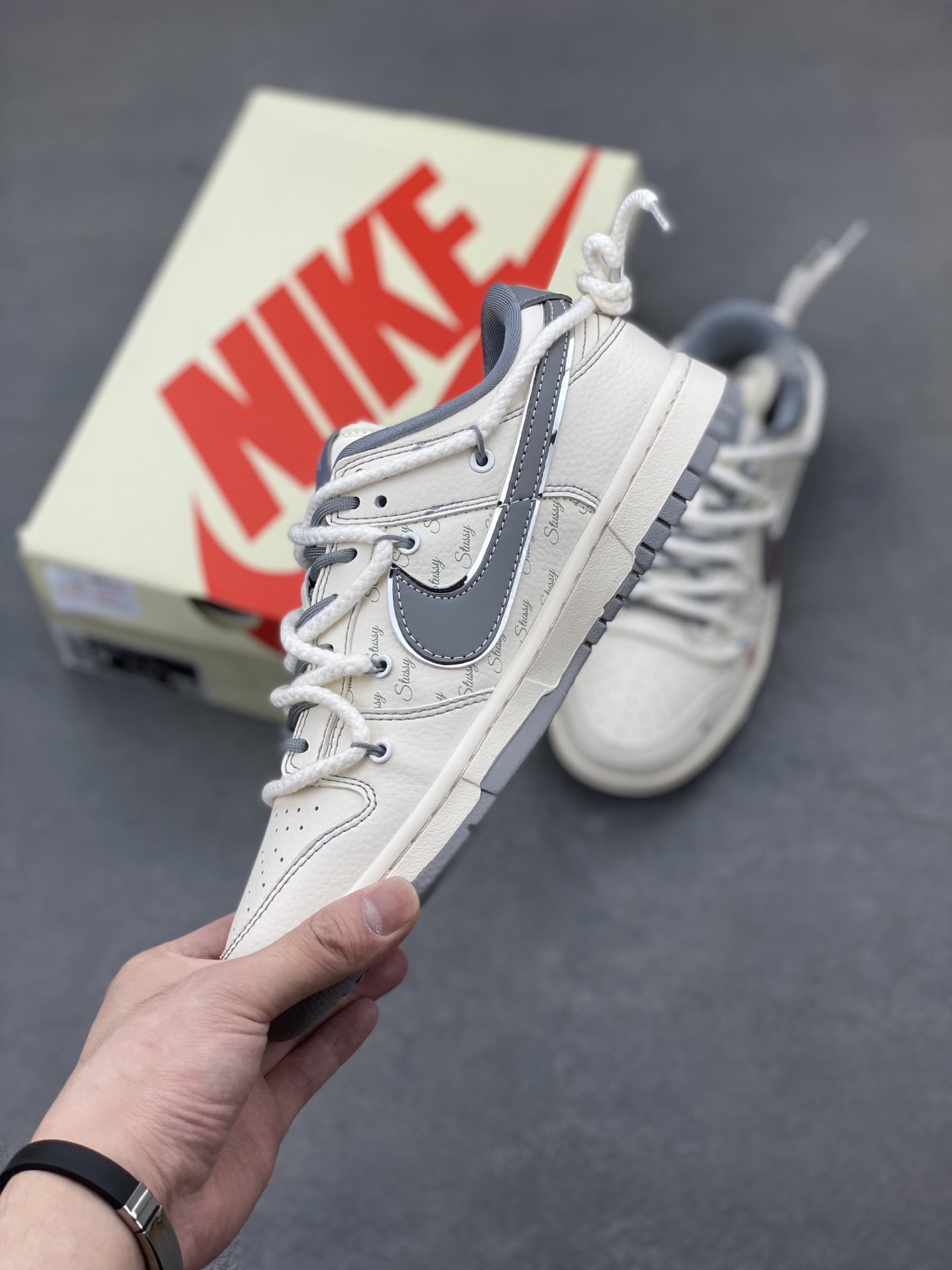 Nike Dunk Low Retro 'DIY' Custom Sneakers - Premium Leather & Design 4 i1749233780852 4975 0 2