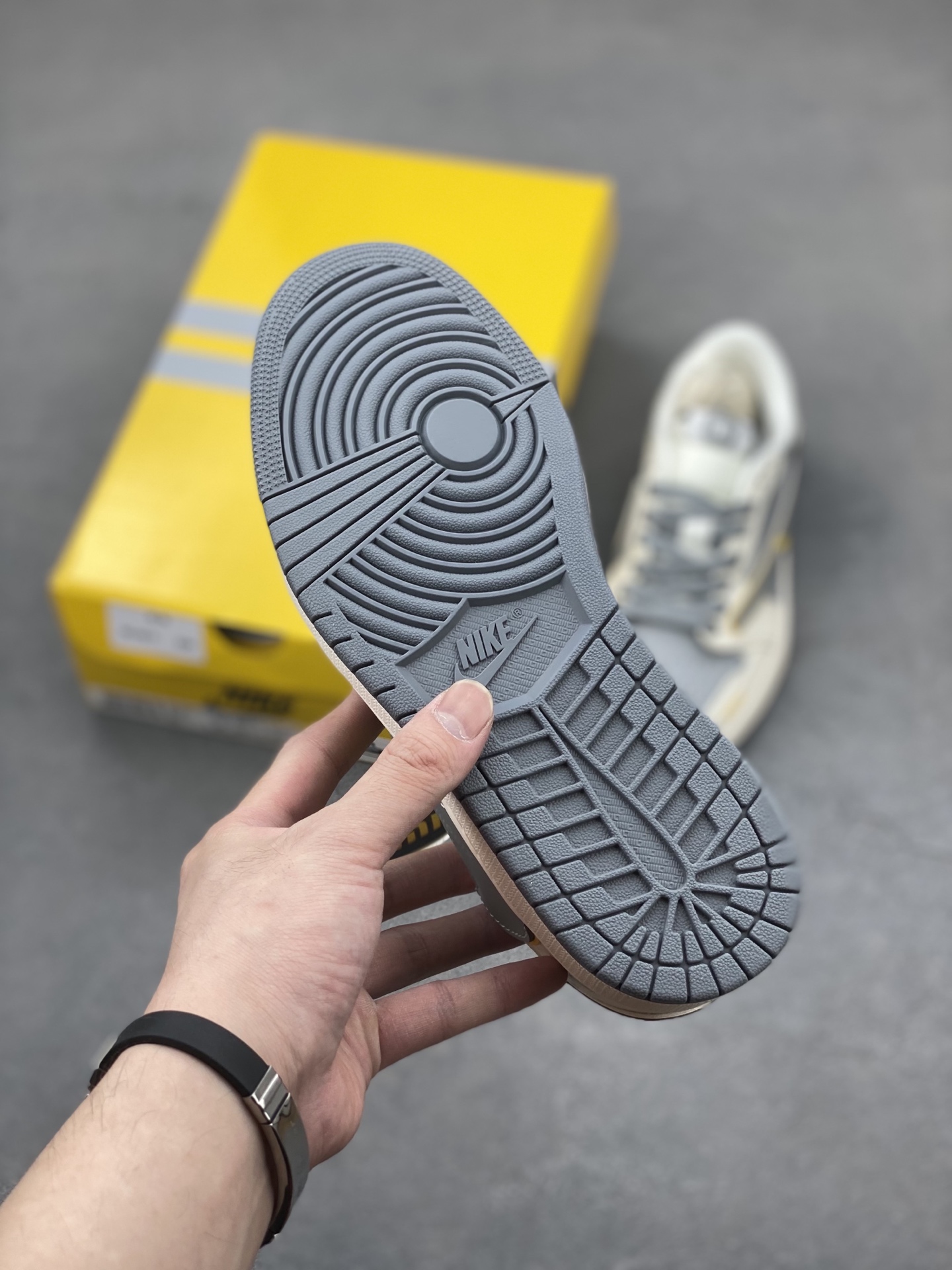 Nike Dunk Low Retro 'DIY' Custom Sneakers - Gray/Yellow, Various Sizes 6 i1749233849726 2451 0 5