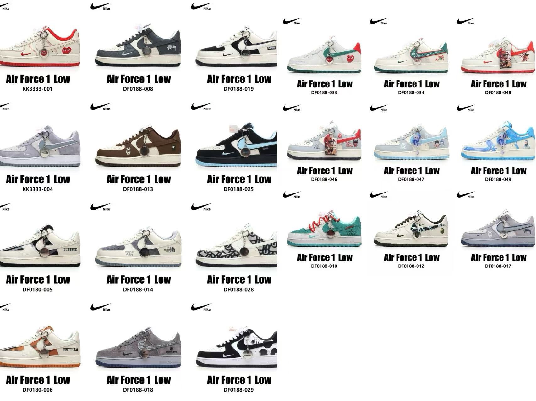 Nike Air Force 1 Low Custom Sneakers: Stylish, Comfortable, and Unique Designs