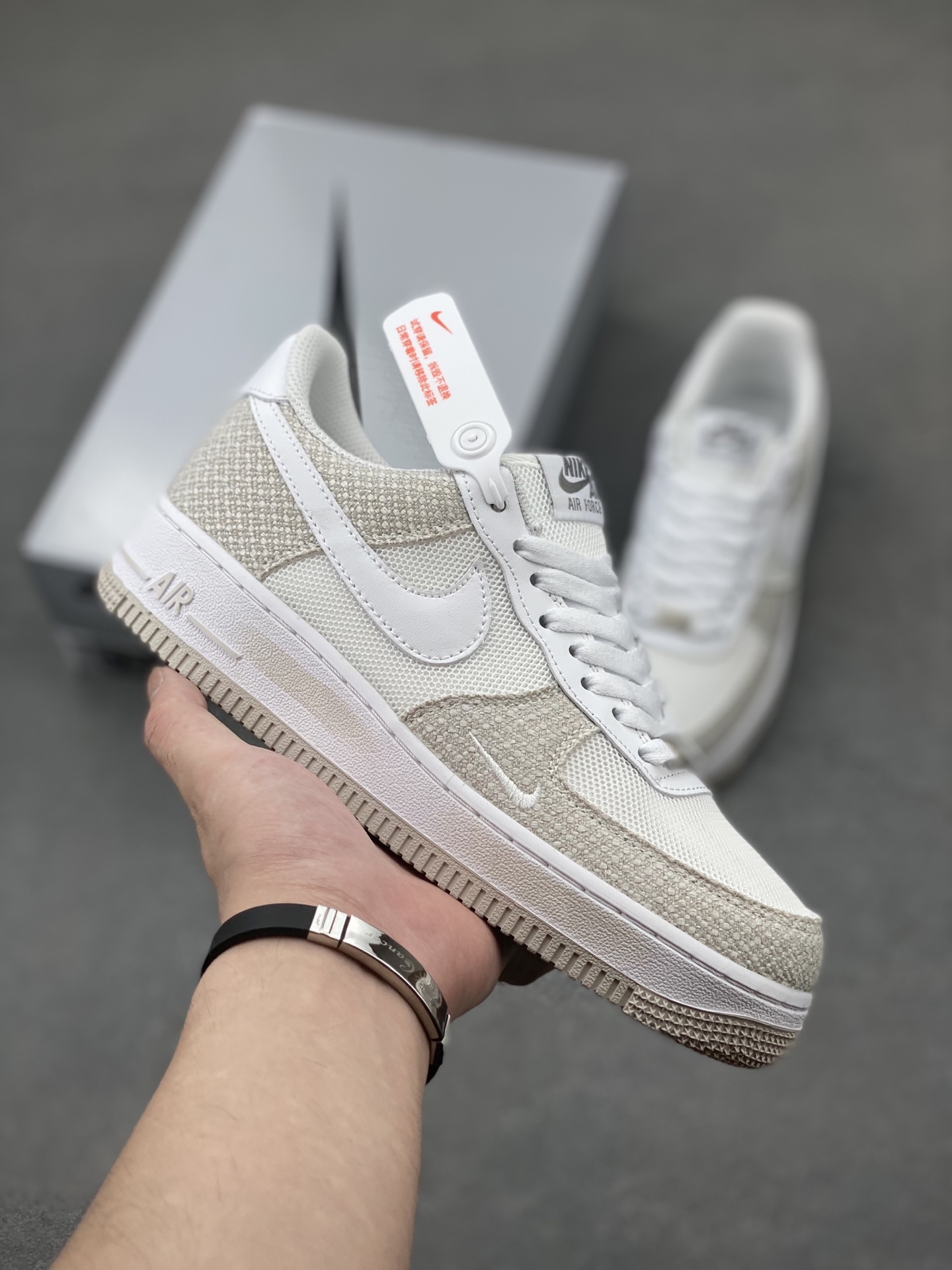 Nike Air Force 1 '07 Low White/Grey Casual Shoes - Limited Edition 2 i1749486065936 3190 0 0