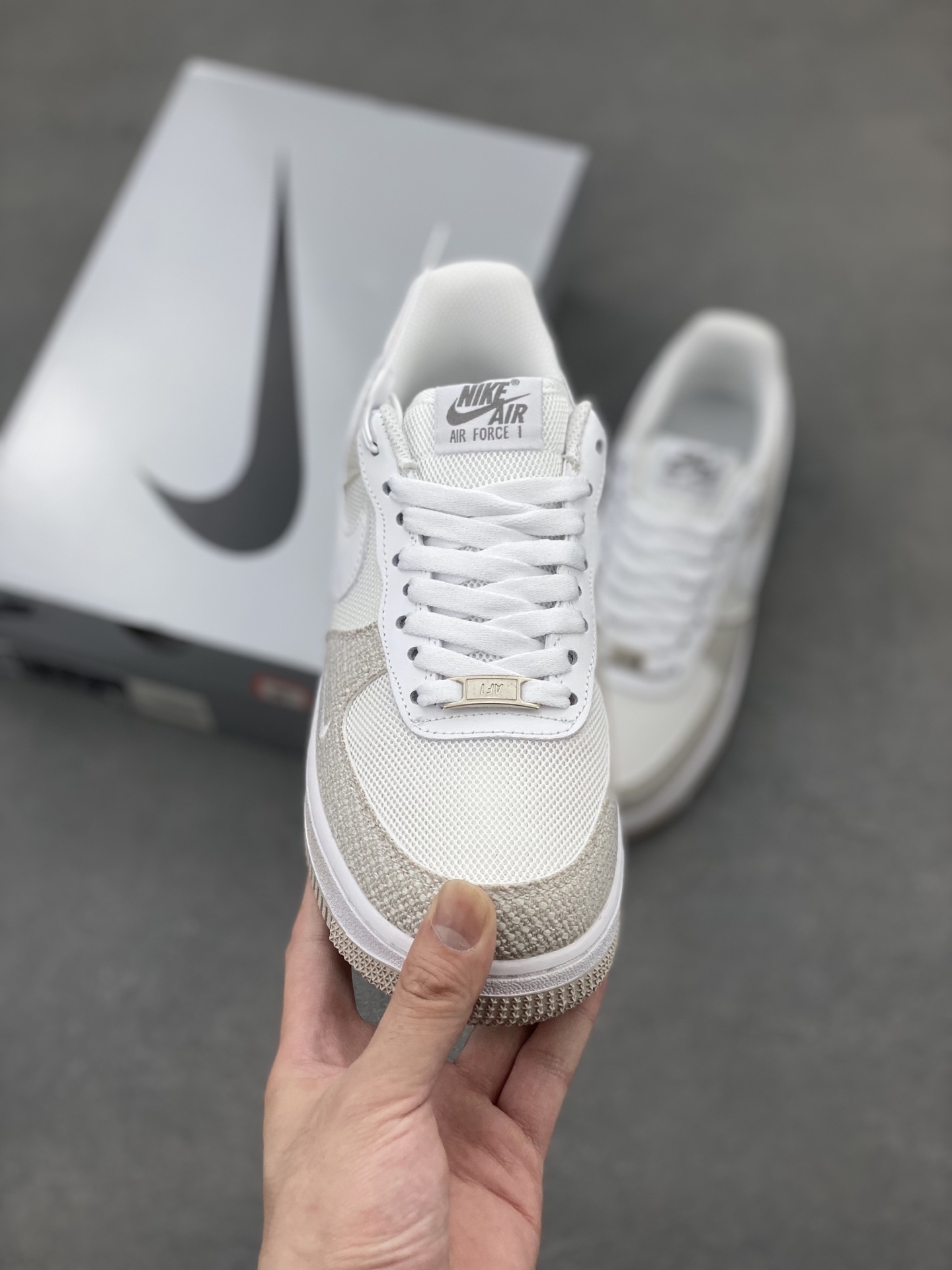 Nike Air Force 1 '07 Low White/Grey Casual Shoes - Limited Edition 3 i1749486068282 4586 0 1