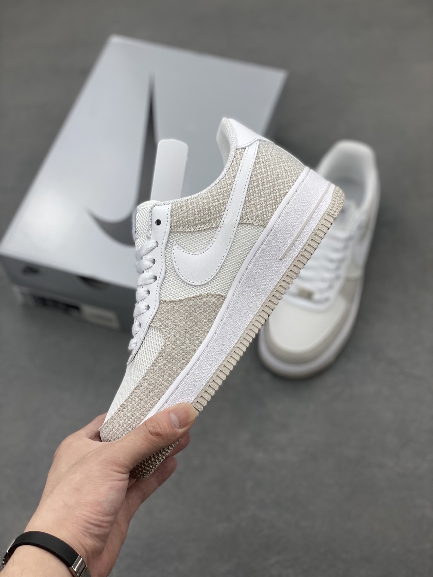 Nike Air Force 1 '07 Low White/Grey Casual Shoes - Limited Edition 4 i1749486068770 1024 0 2