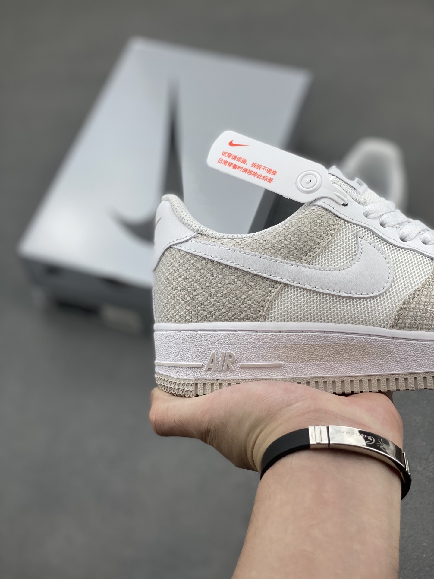 Nike Air Force 1 '07 Low White/Grey Casual Shoes - Limited Edition 6 i1749486073818 8868 0 4