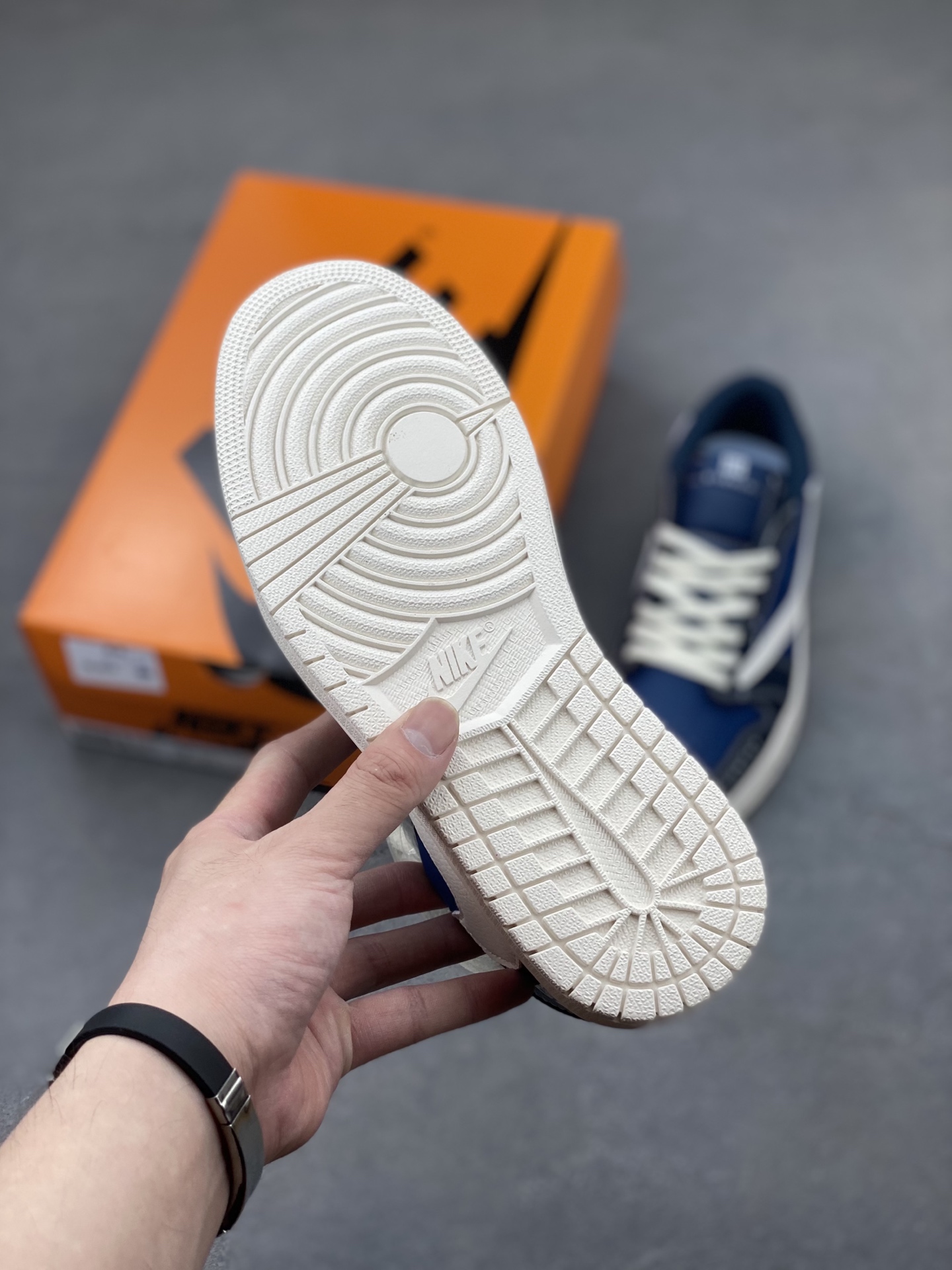 Nike Air Jordan 1 x Givenchy Limited Edition Designer Sneakers - Blue 6 i1749487018662 947 0 5