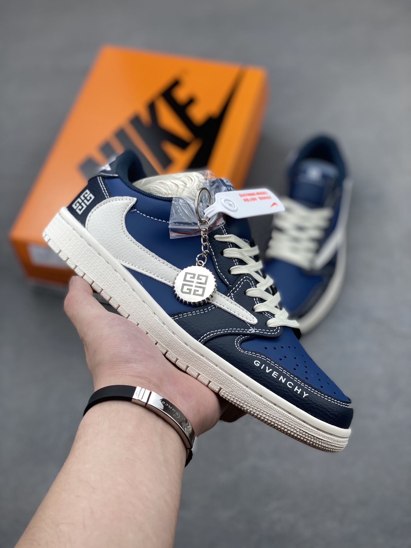 Nike Air Jordan 1 x Givenchy Limited Edition Designer Sneakers - Blue 1 i1749487022207 8745 0 0