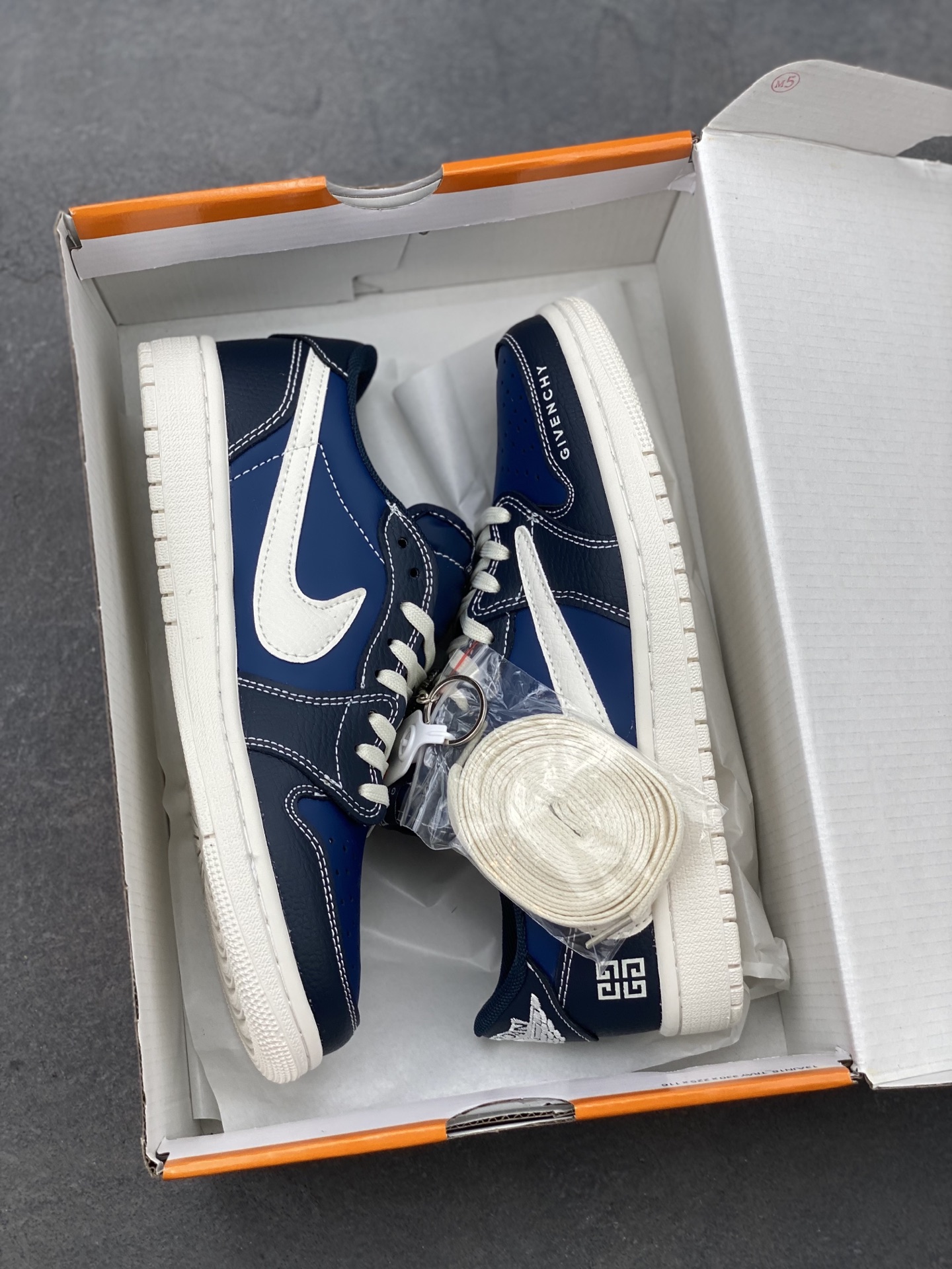 Nike Air Jordan 1 x Givenchy Limited Edition Designer Sneakers - Blue 9 i1749487022611 8895 0 8