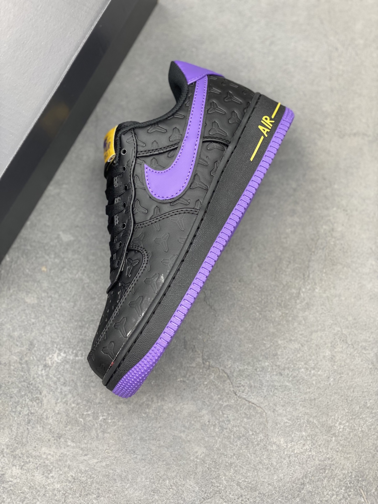 Nike Air Force 1 '07 Low Basketball Shoes - Black/Purple/Gold - Limited Edition 8 i1749668491320 6284 0 6