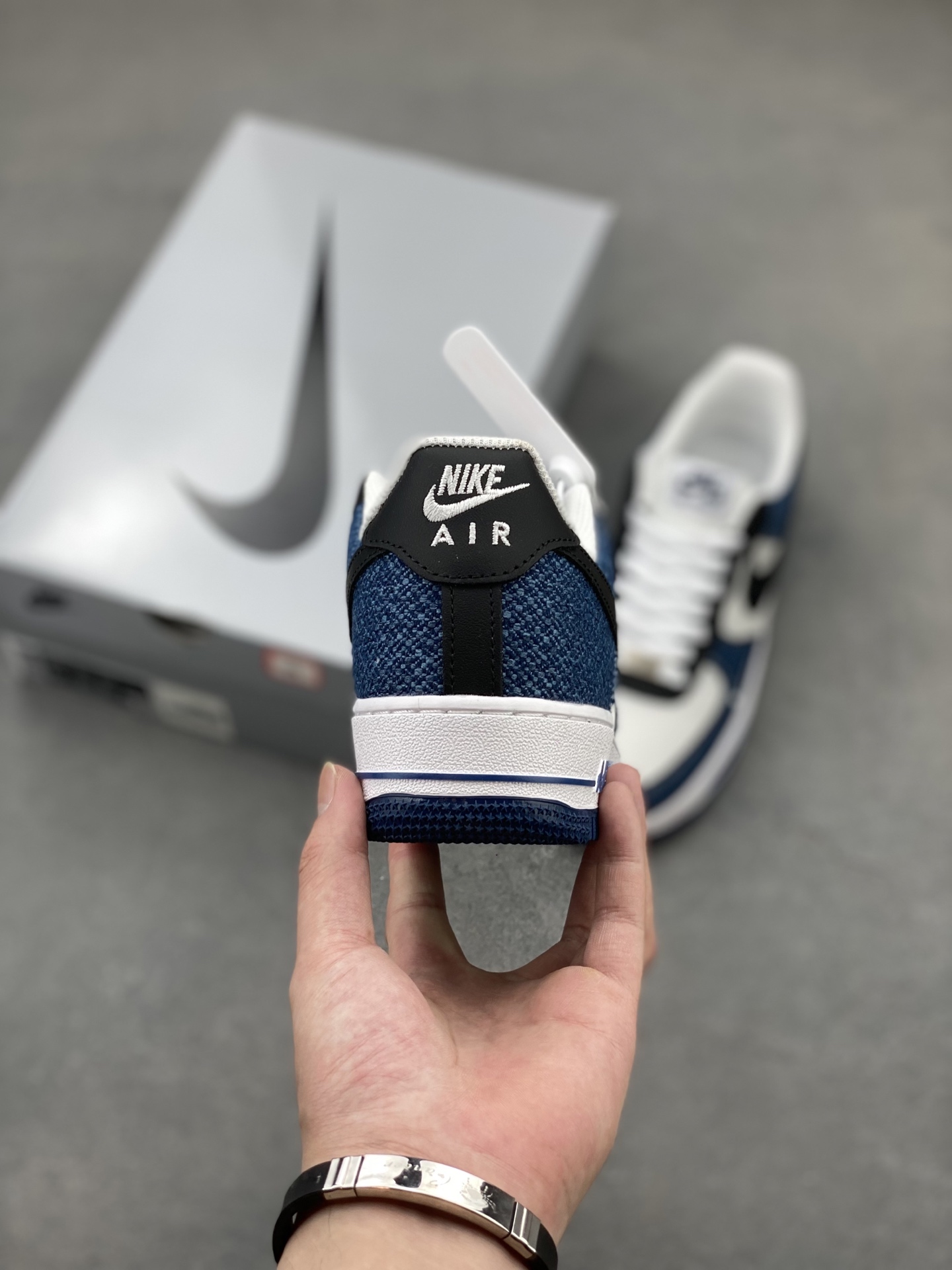 Nike Air Force 1 '07 Low Denim Sneakers Limited Edition - Custom Hardware 5 i1749846069670 3349 0 3