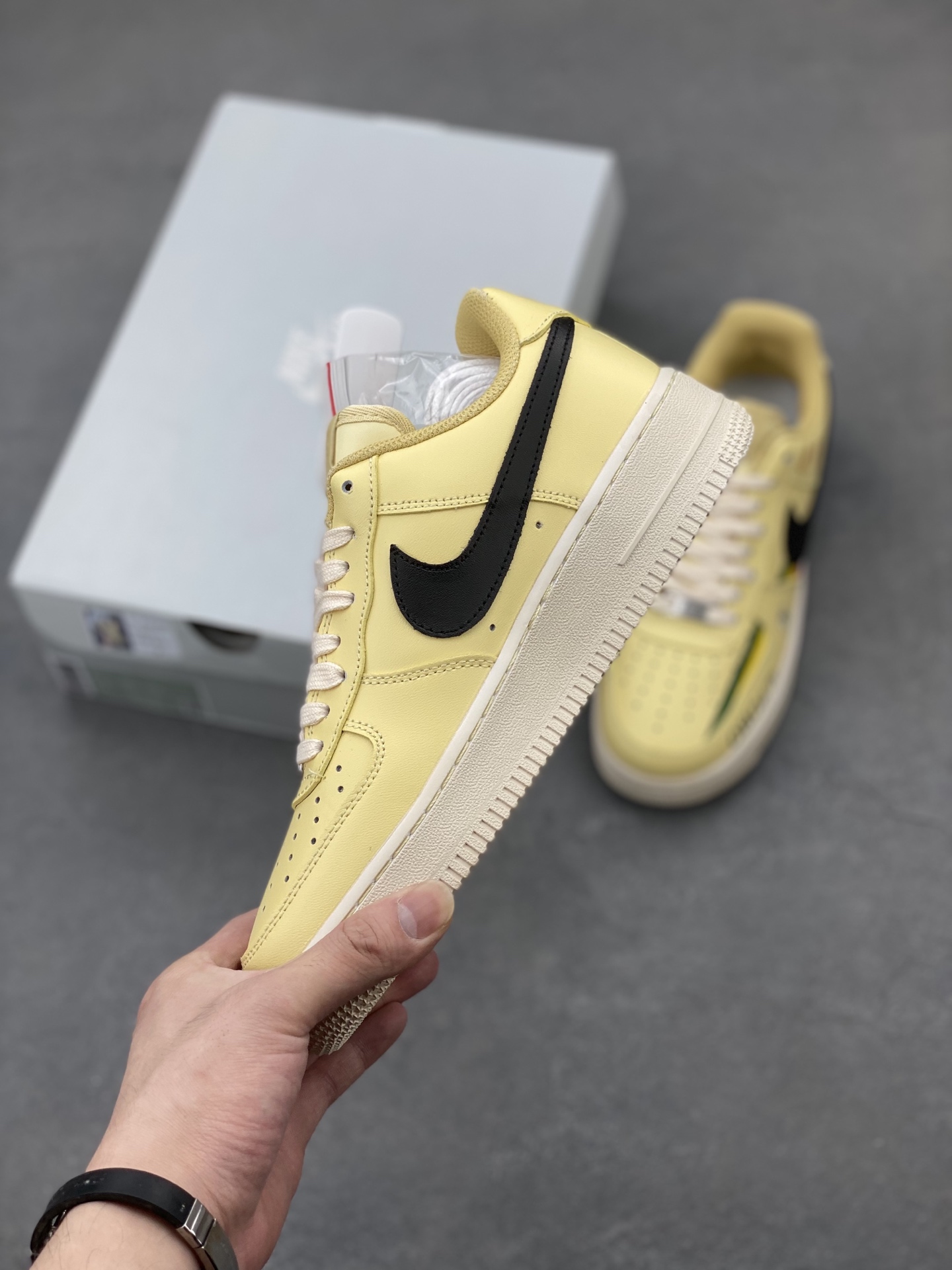 Nike Air Force 1 '07 Low Sneakers - Yellow, Black, and Rainbow Accents 4 i1749846492696 8455 0 2