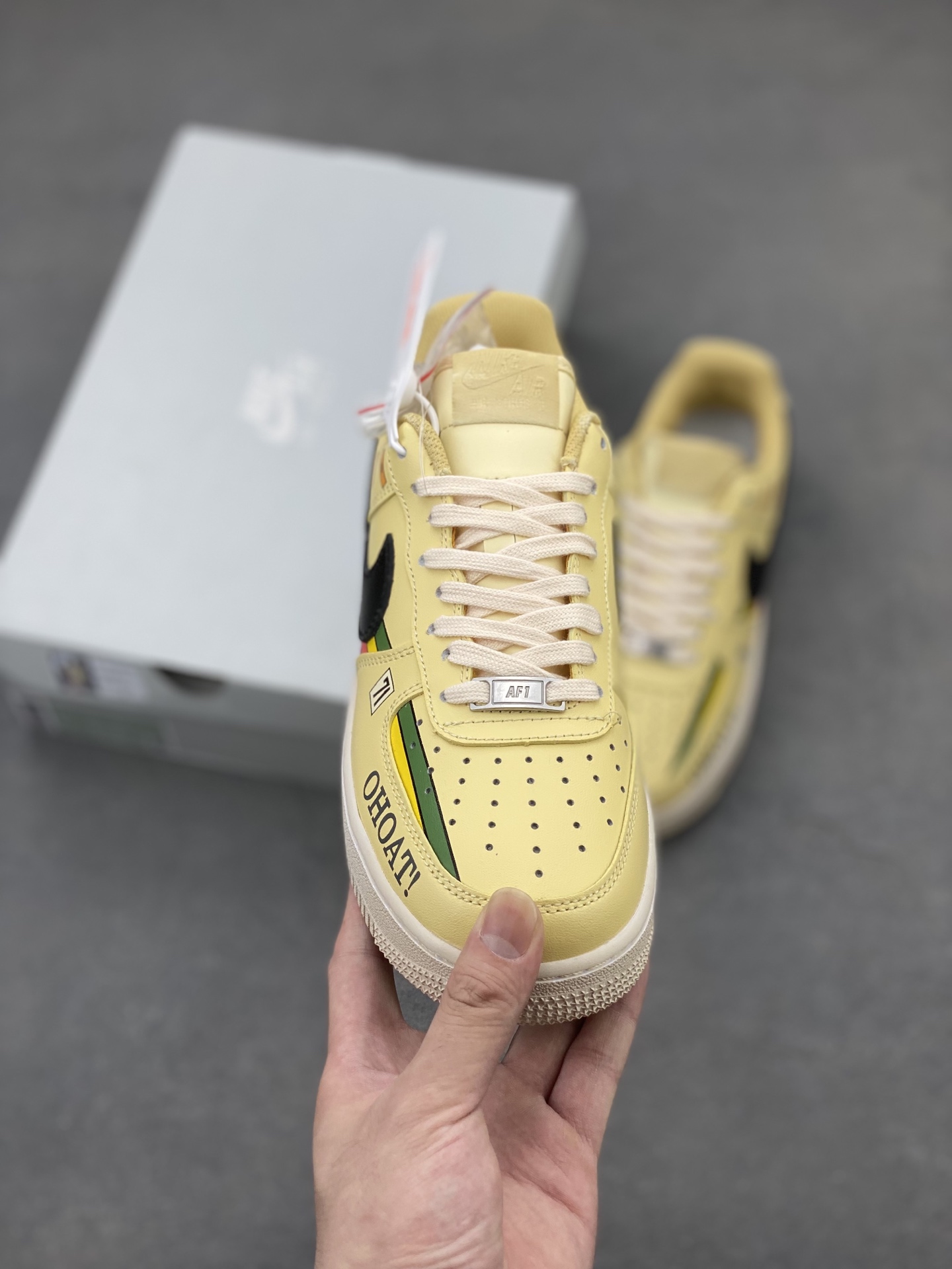 Nike Air Force 1 '07 Low Sneakers - Yellow, Black, and Rainbow Accents 3 i1749846492751 2114 0 1