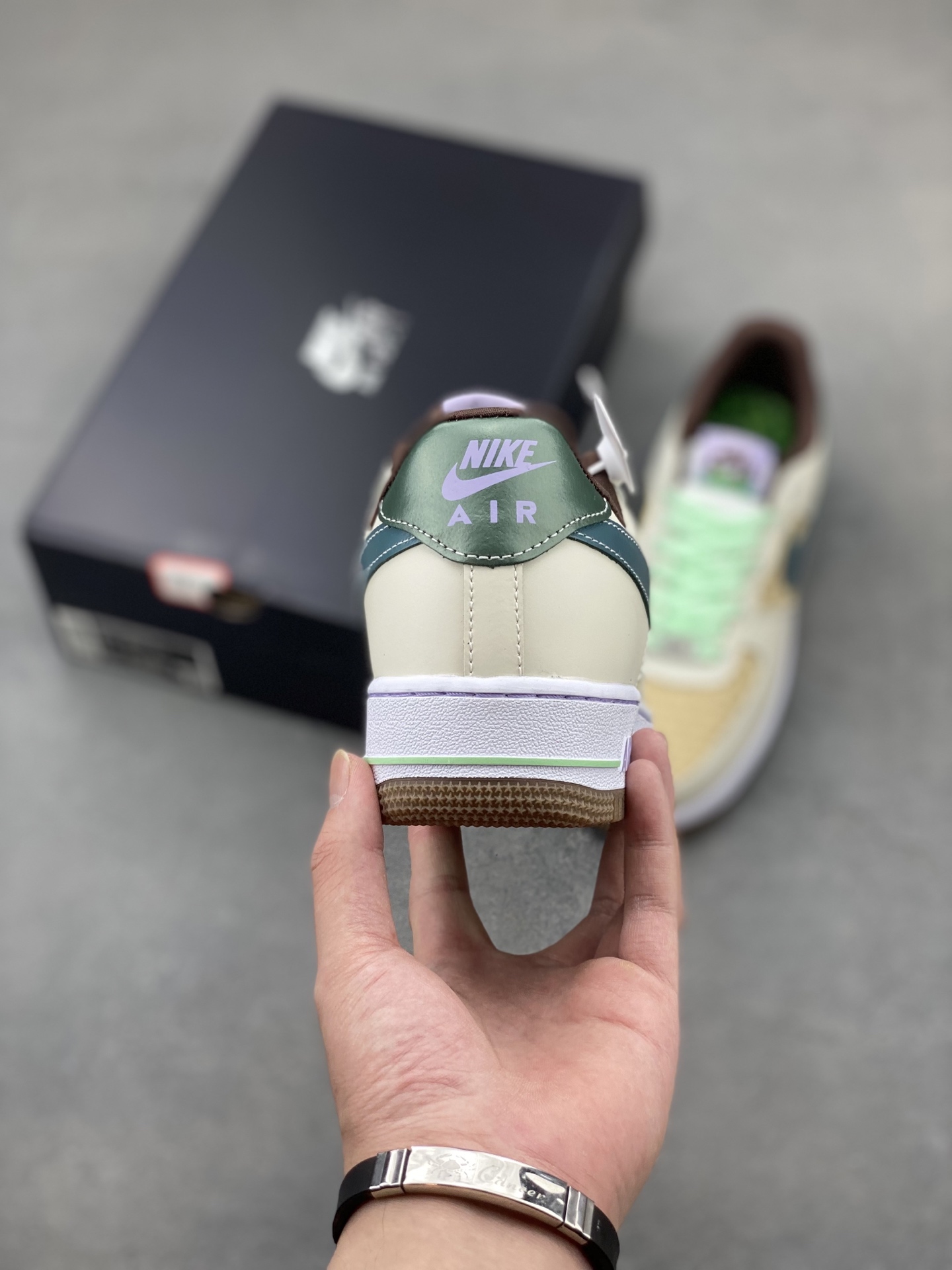 Nike Air Force 1 '07 Low Beige/Blue Woven Sneakers Limited Edition 5 i1749930917046 5165 0 3