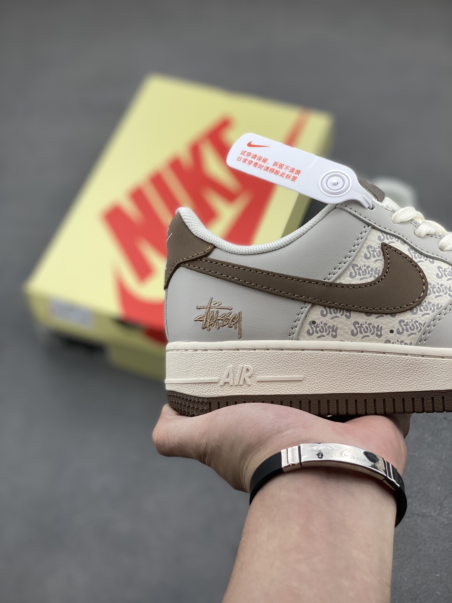 Nike Air Force 1 '07 Low Stussy Fossil Stone, Limited Edition 6 i1750016390045 3551 0 4