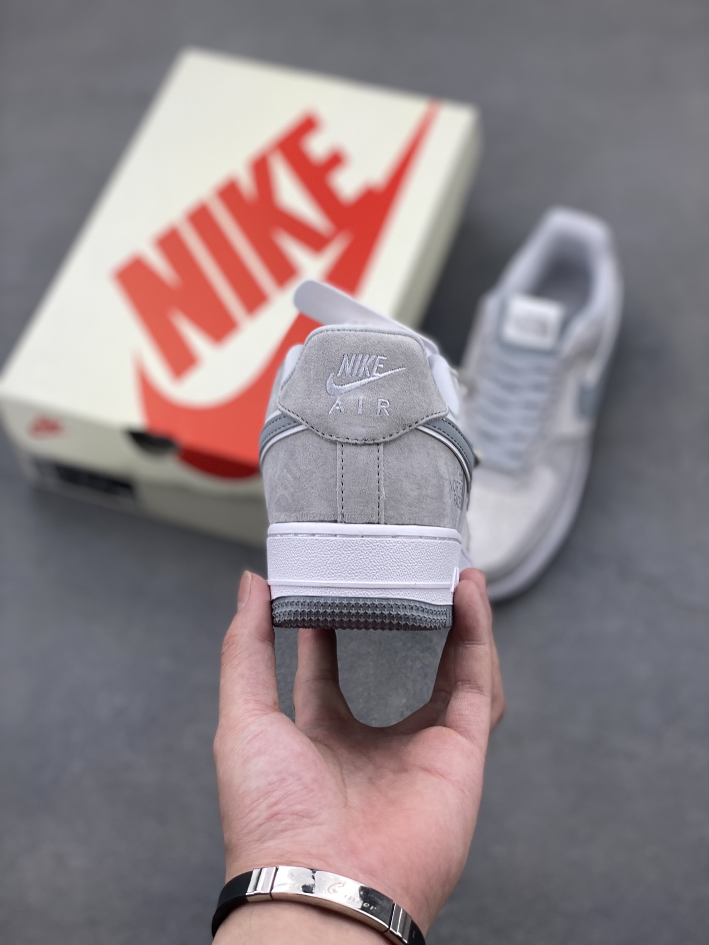 Nike Air Force 1 '07 Low Gray Suede Sneakers - The North Face Limited Edition 5 i1750016491335 4032 0 3
