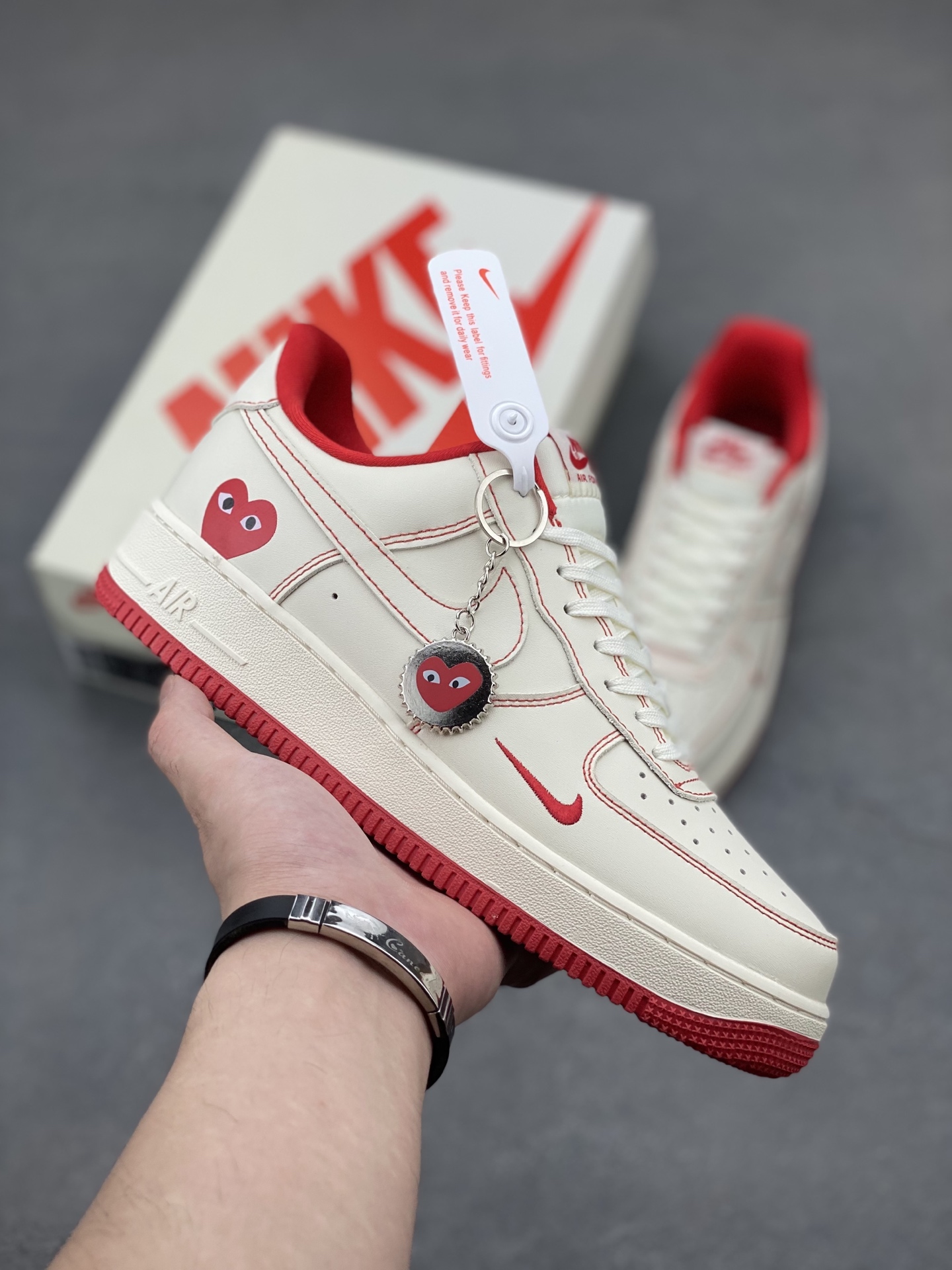 Nike Air Force 1 '07 Low White/Red Sneakers Limited Edition 2 i1750016678547 1947 0 0