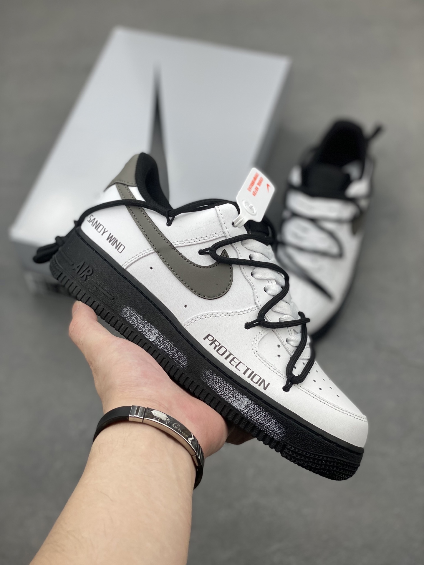 Nike Air Force 1 '07 Low White/Grey Sneakers Limited Edition - All Sizes 2 i1750104000881 296 0 0