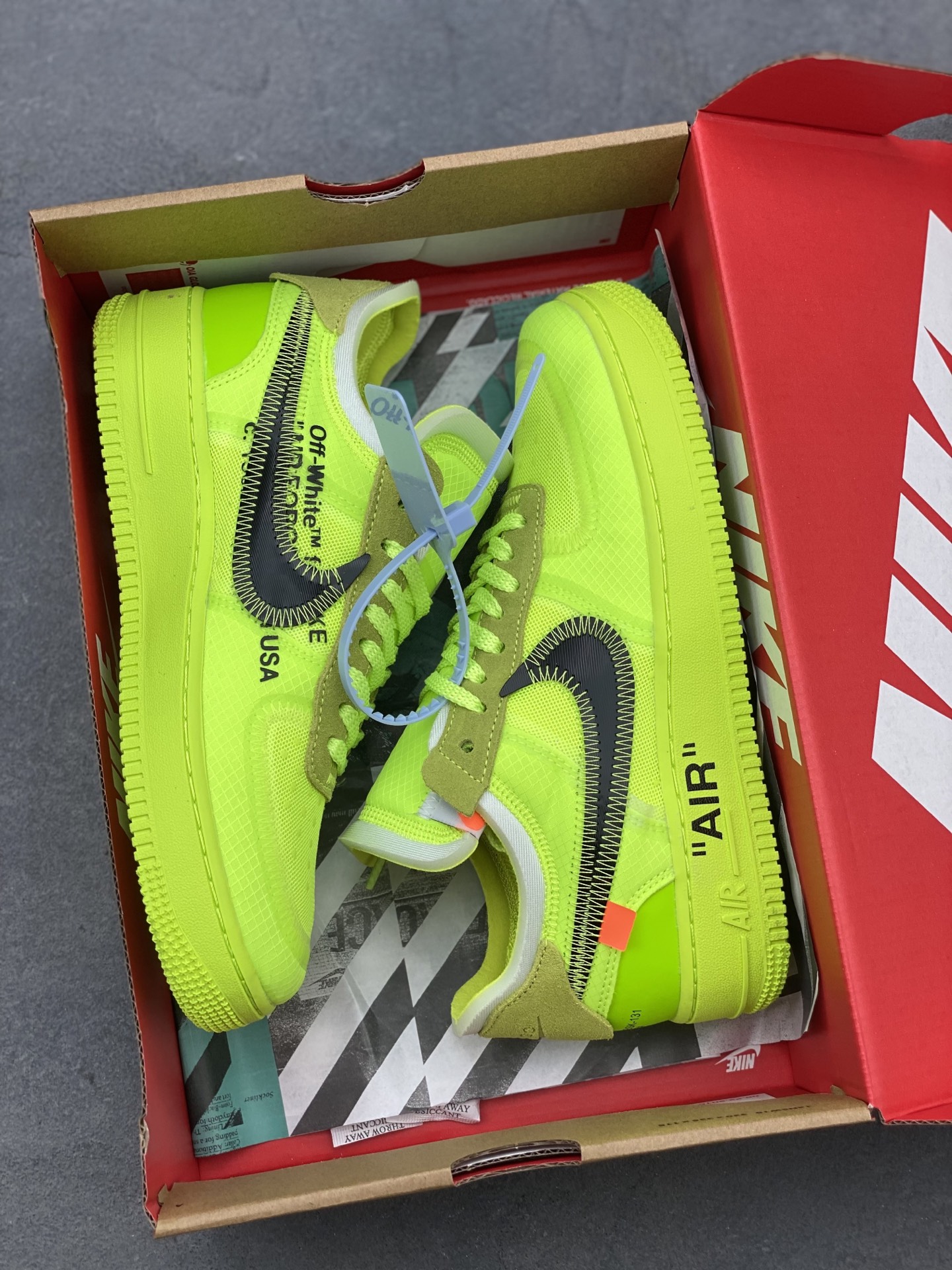 Nike Air Force 1 Low Off-White Volt Sneakers AO4606-700 10 i1750190492045 5272 0 8