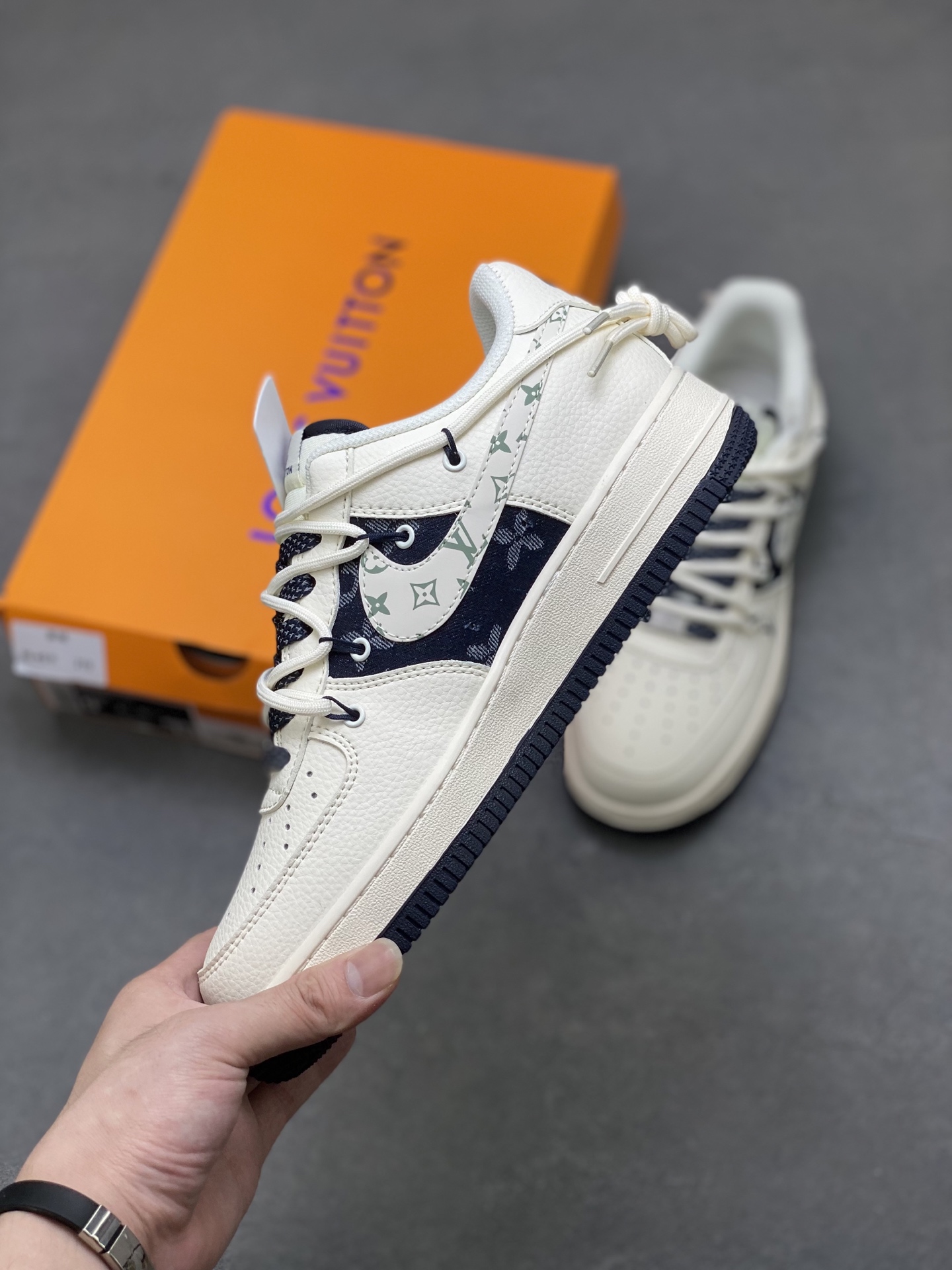 Louis Vuitton x Nike Air Force 1 Low Custom Sneakers - Limited Edition 4 i1750263223987 8644 0 2