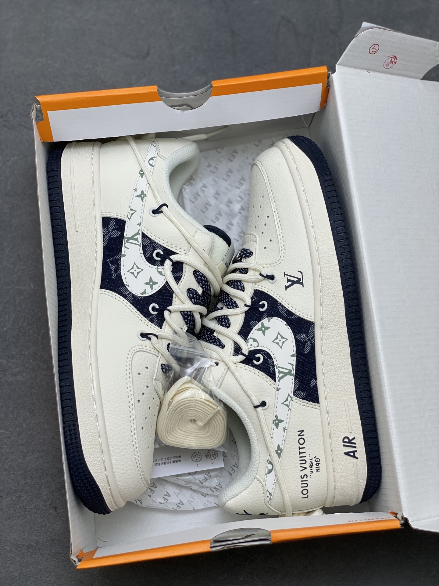 Louis Vuitton x Nike Air Force 1 Low Custom Sneakers - Limited Edition 10 i1750263224287 3382 0 8