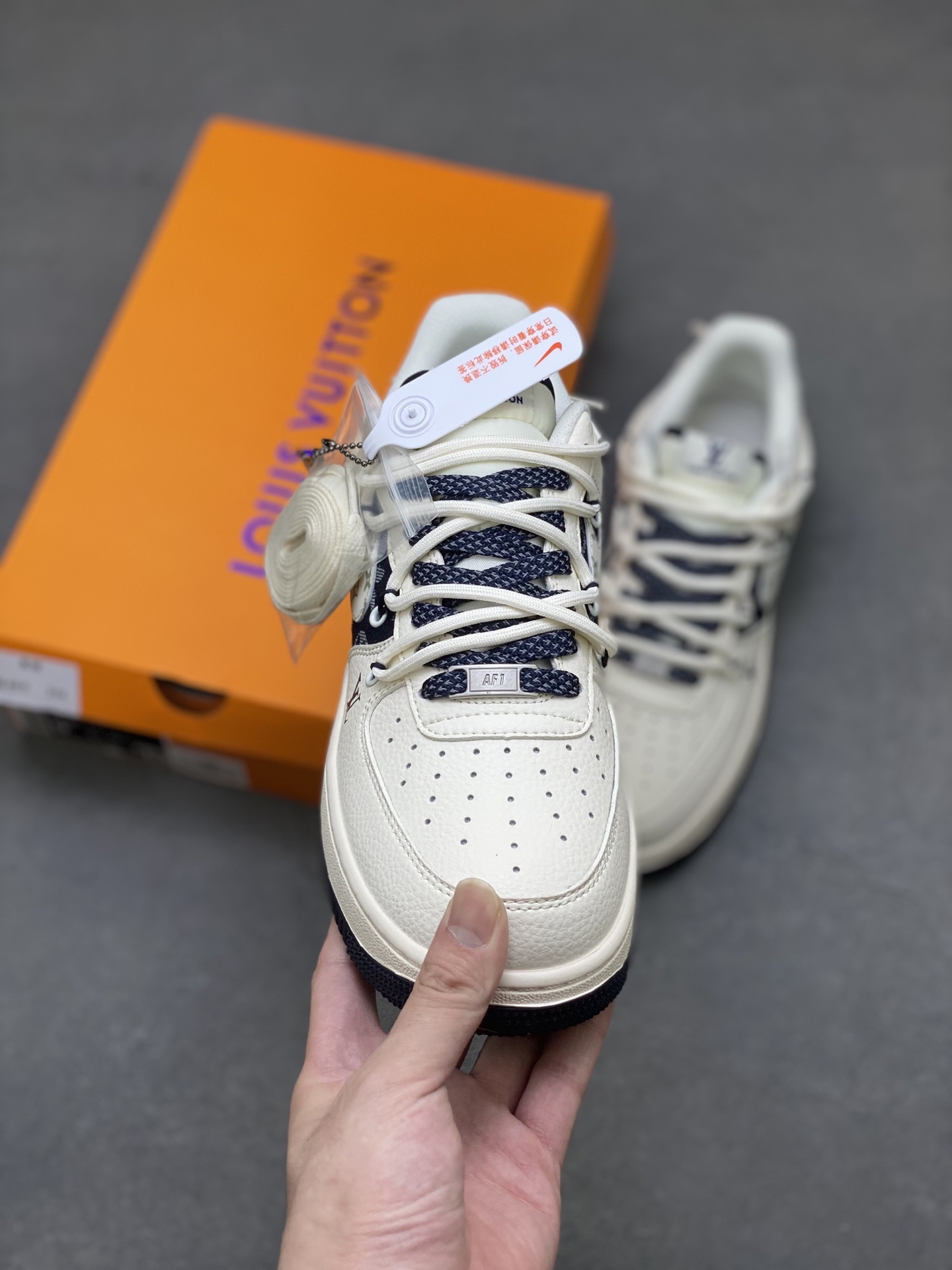 Louis Vuitton x Nike Air Force 1 Low Custom Sneakers - Limited Edition 3 i1750263226987 7919 0 1