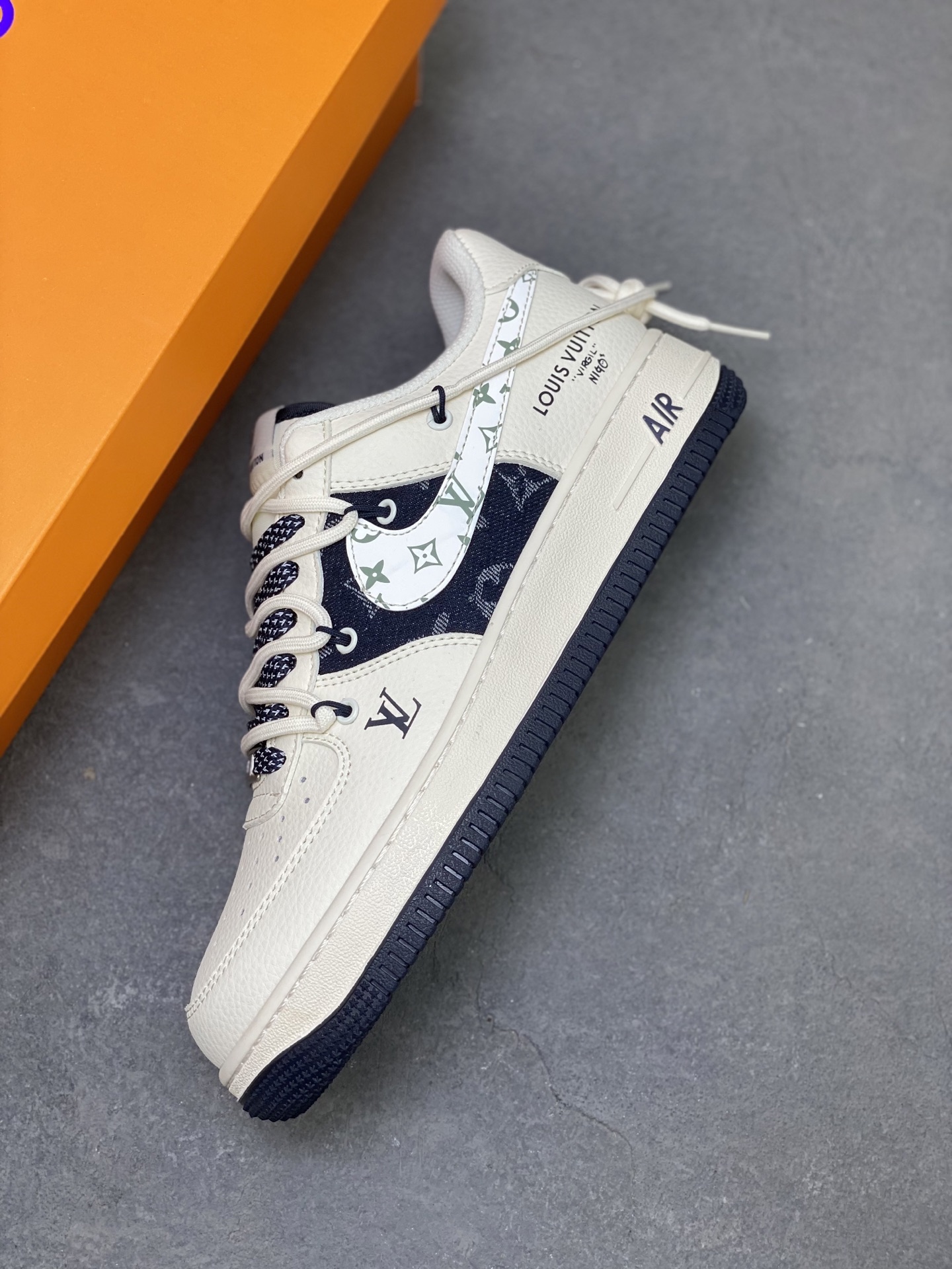Louis Vuitton x Nike Air Force 1 Low Custom Sneakers - Limited Edition 8 i1750263227016 9257 0 6