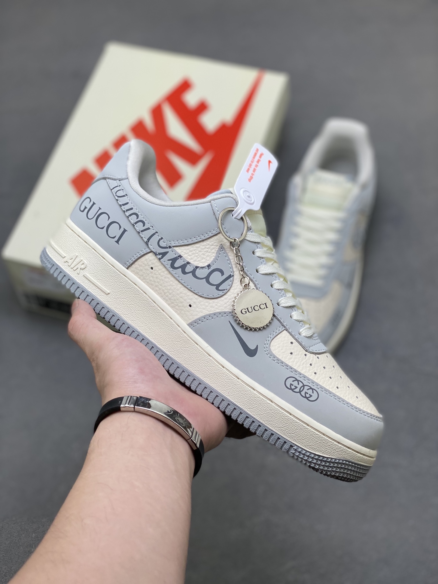 Nike Air Force 1 '07 Low Gucci Custom Sneakers Limited Edition 2 i1750450975591 7690 0 0