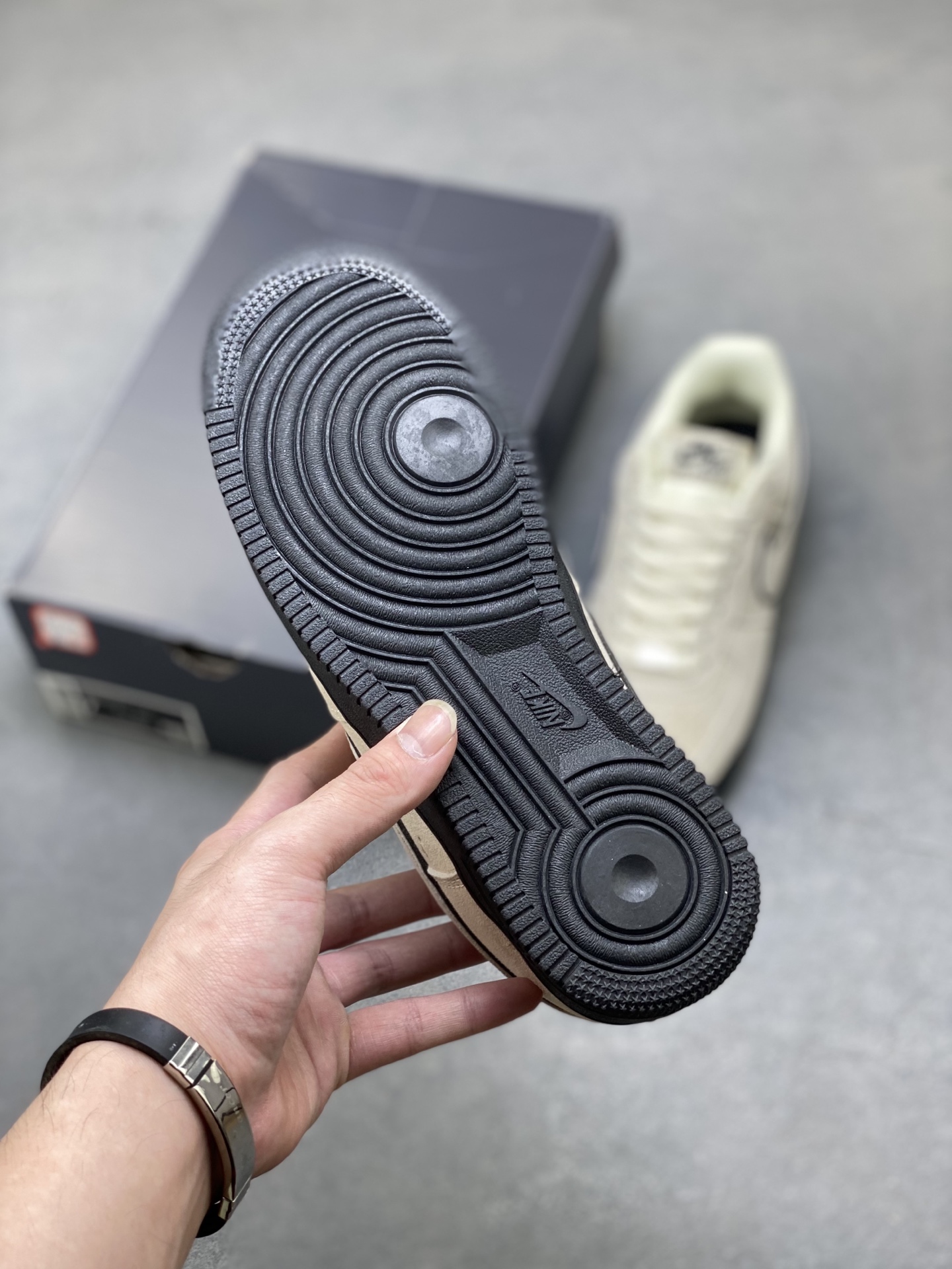 Nike Air Force 1 '07 Low Sanddrift Black Stitching HQ1966-200 Sneakers 7 i1750451314990 973 0 5